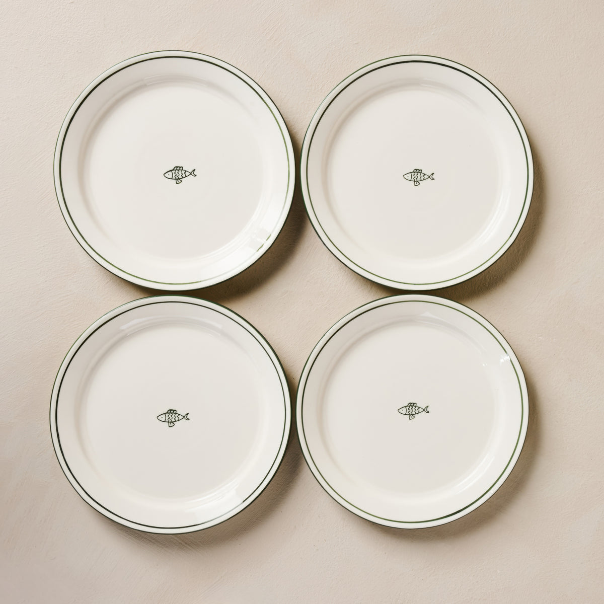 Melrose Icon Plates - Fish - Set of 4