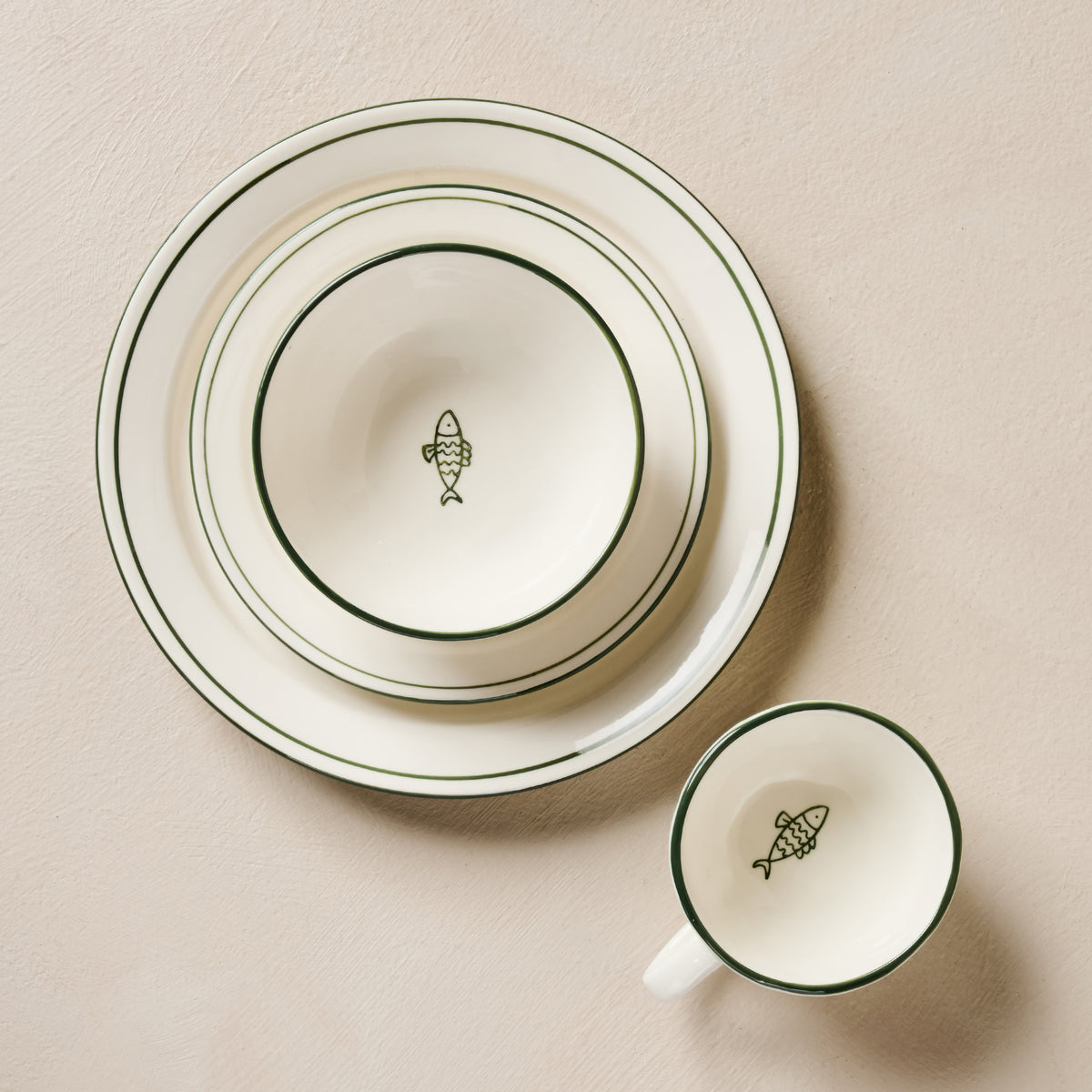 Melrose Icon Plates - Fish - Set of 4