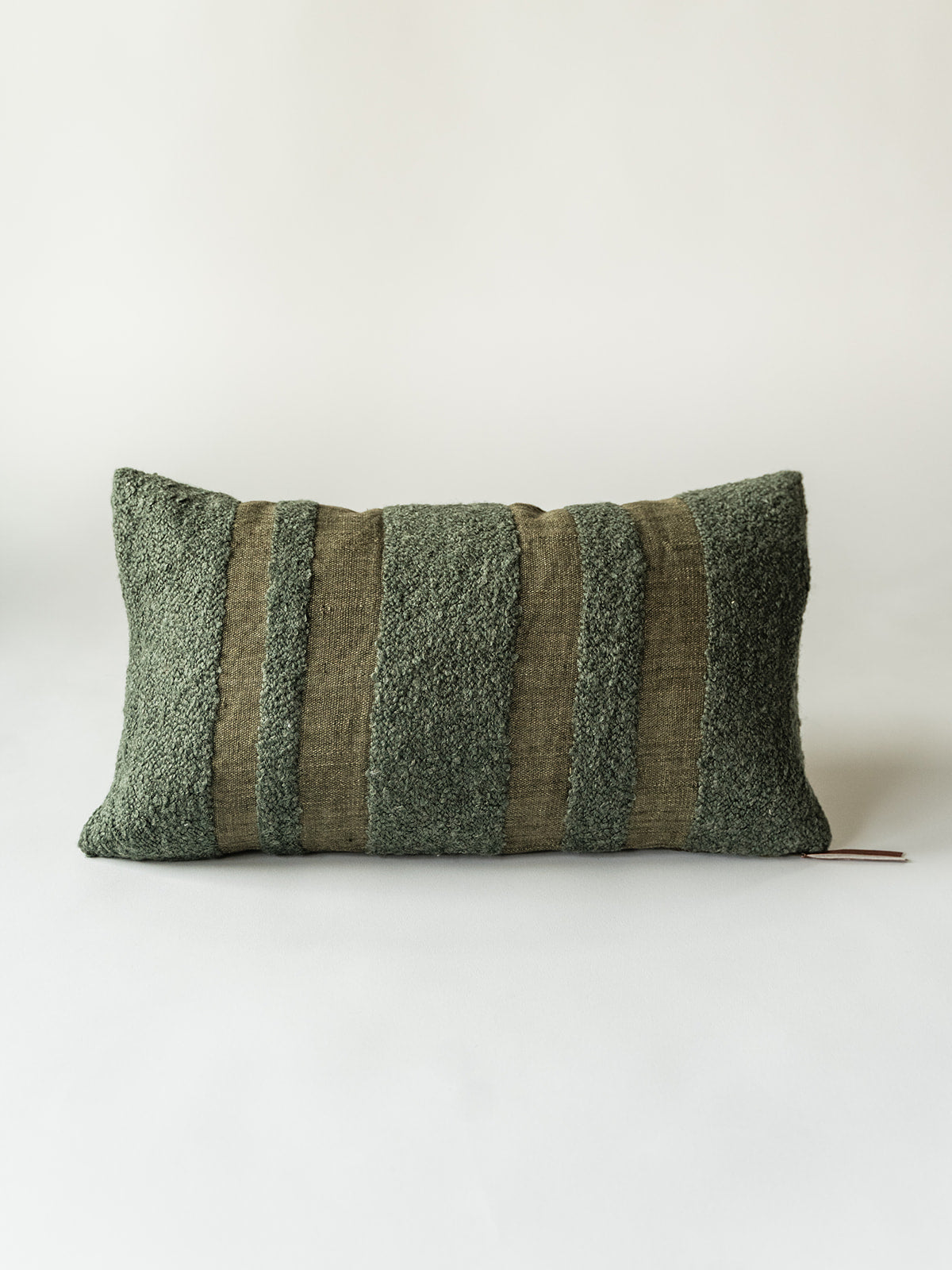 Boucle Stripe Lumbar Pillow