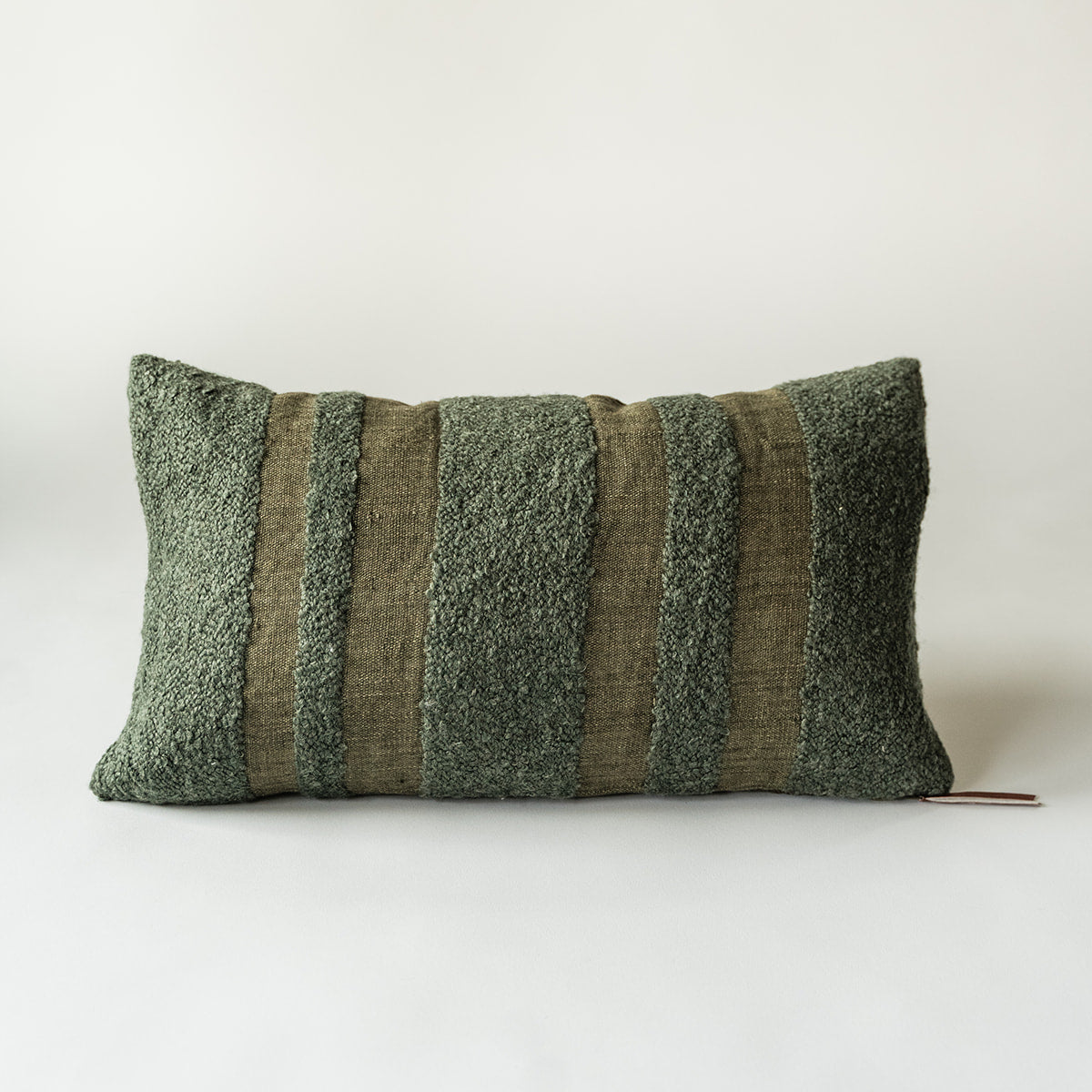 Boucle Stripe Lumbar Pillow