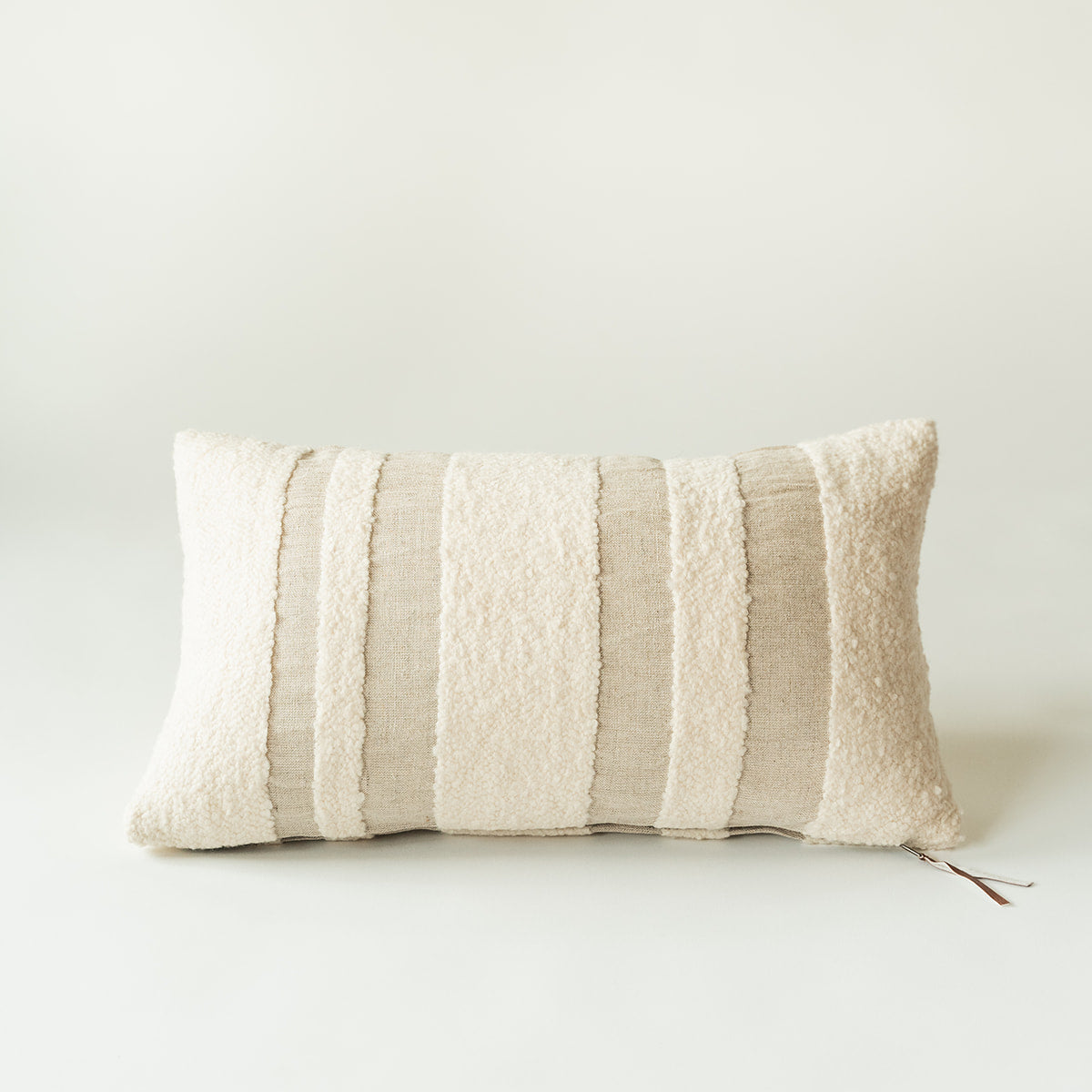 Boucle Stripe Lumbar Pillow