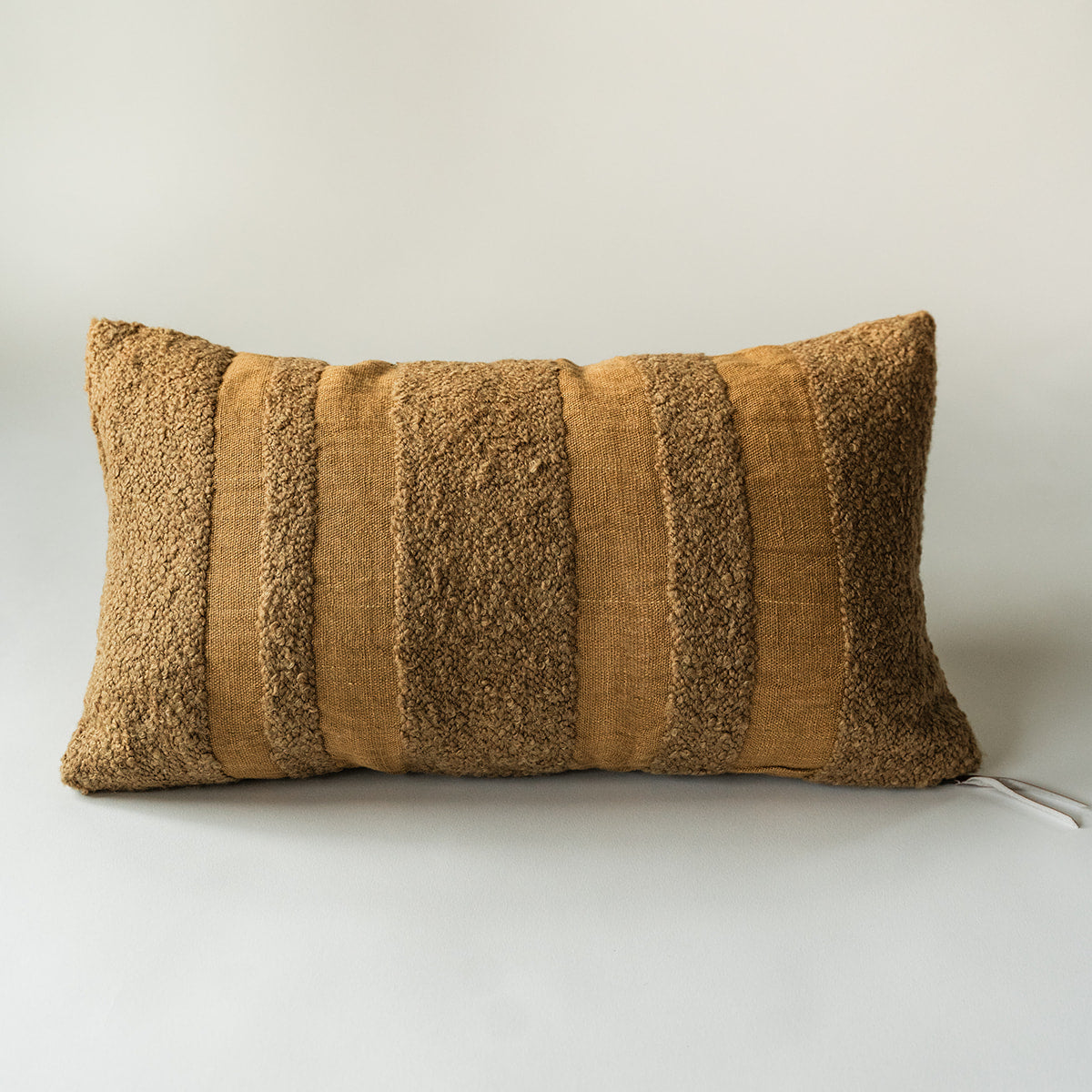 Boucle Stripe Lumbar Pillow