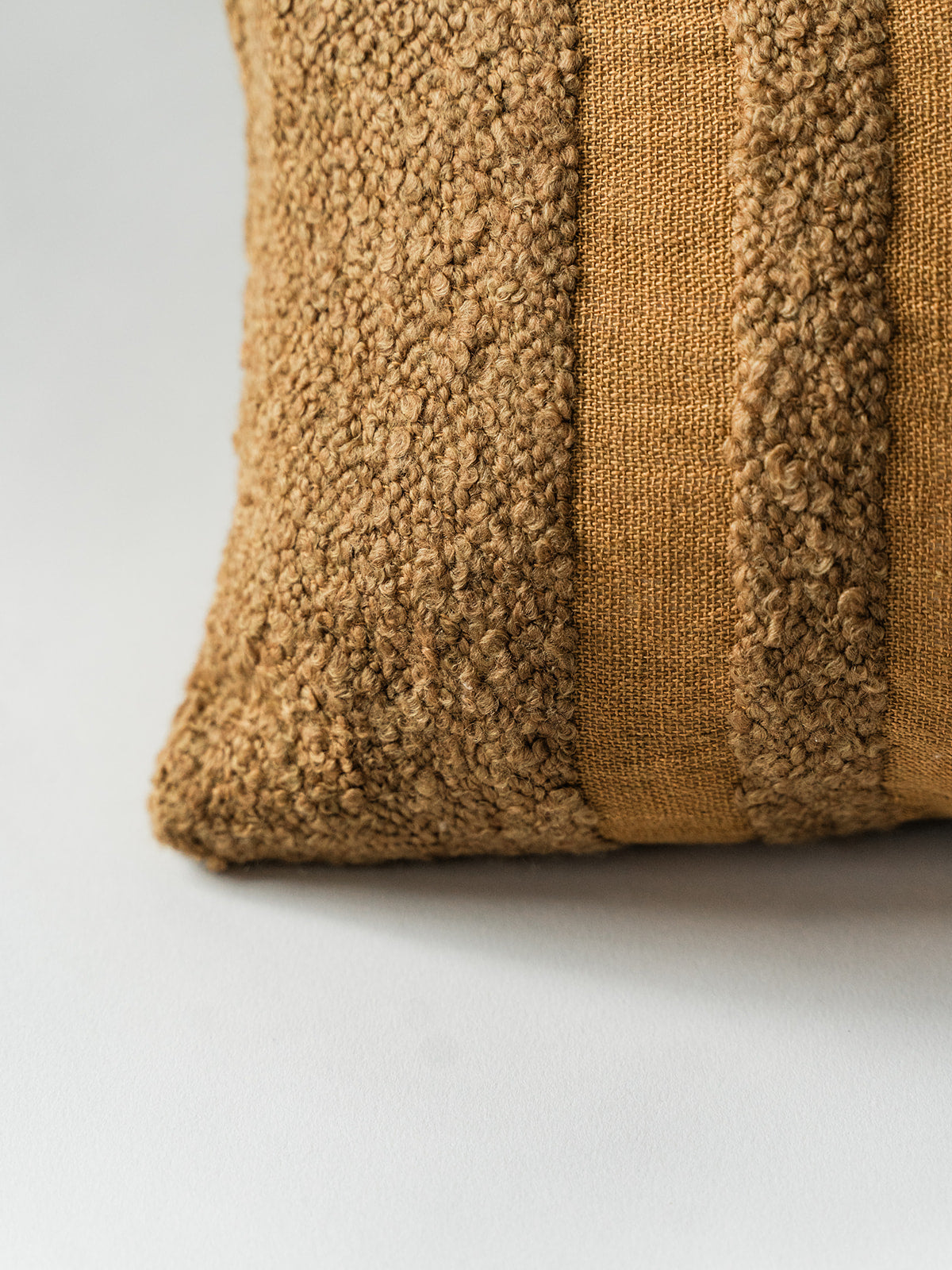 Boucle Stripe Lumbar Pillow