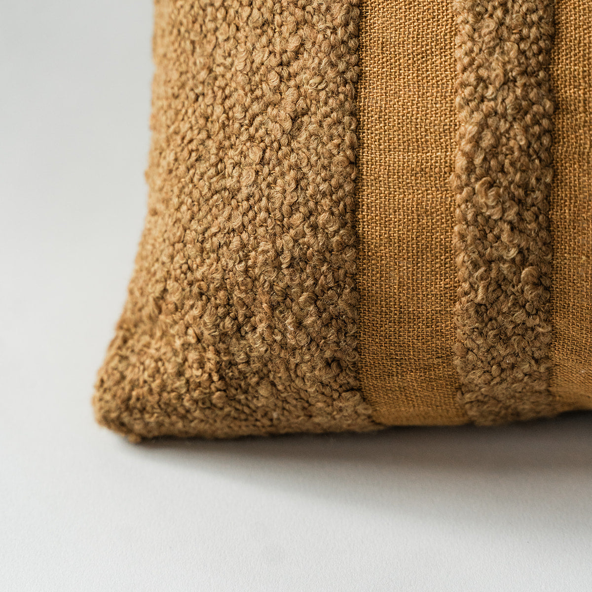 Boucle Stripe Lumbar Pillow