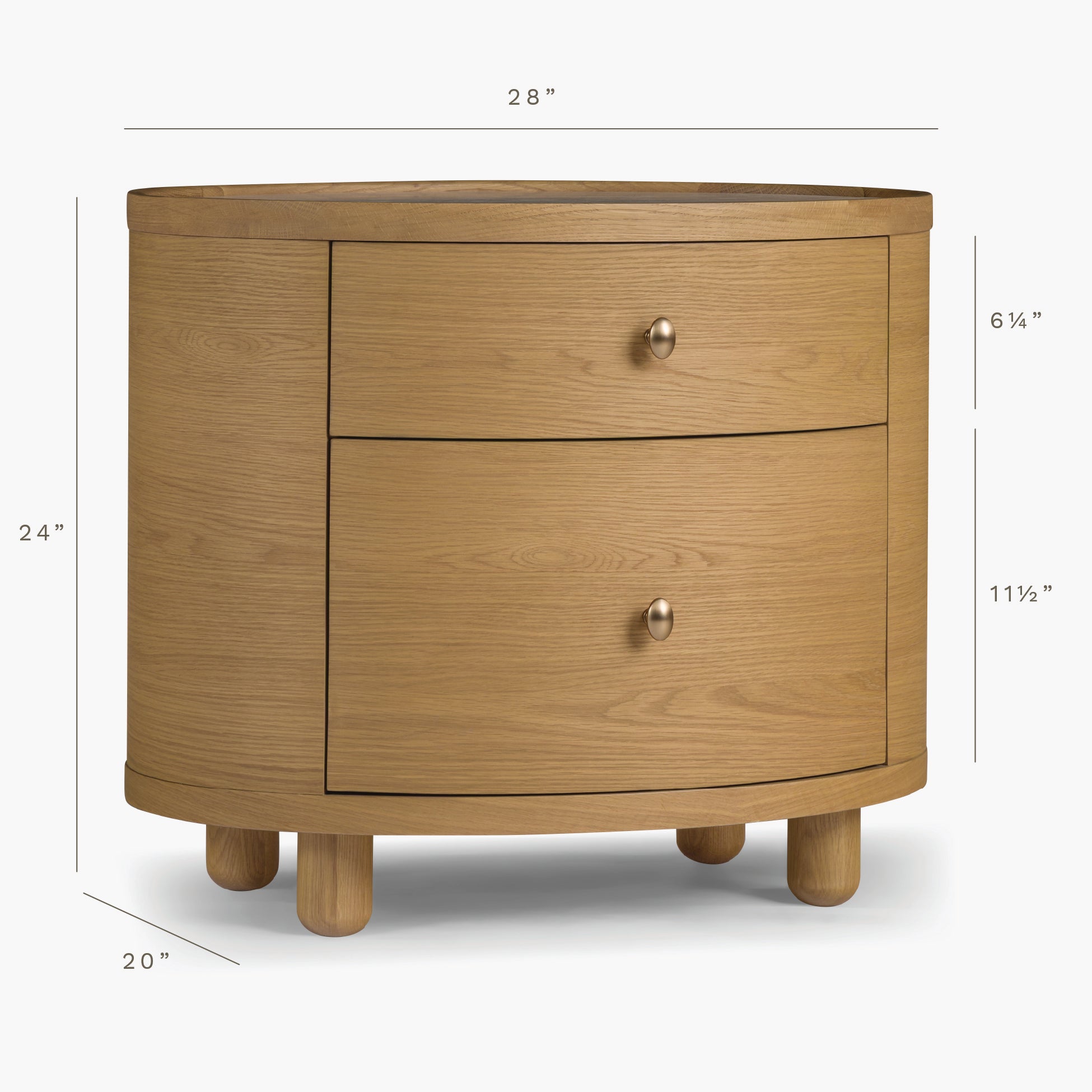 Laguna Oak End Table