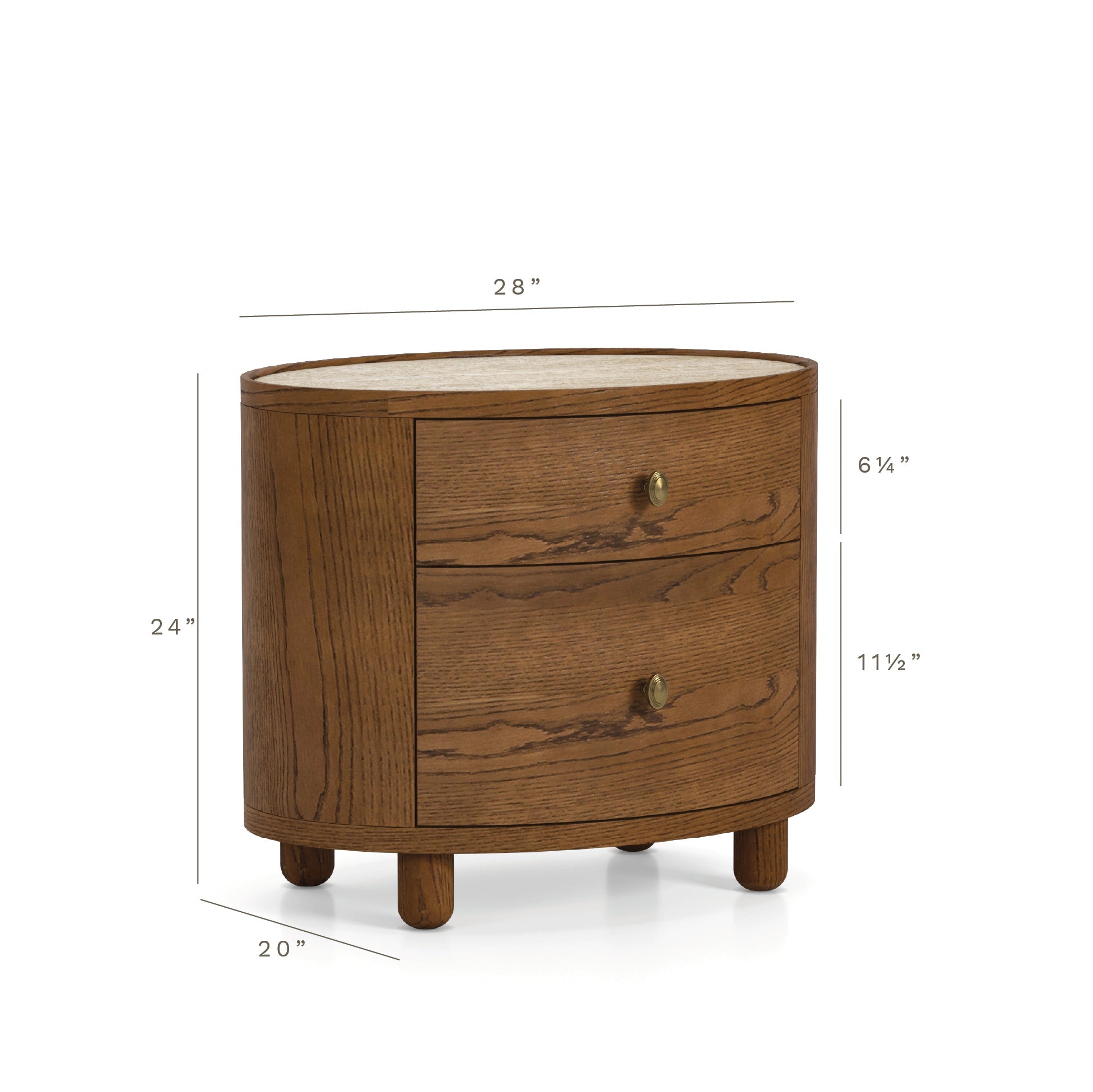 Laguna Oak End Table