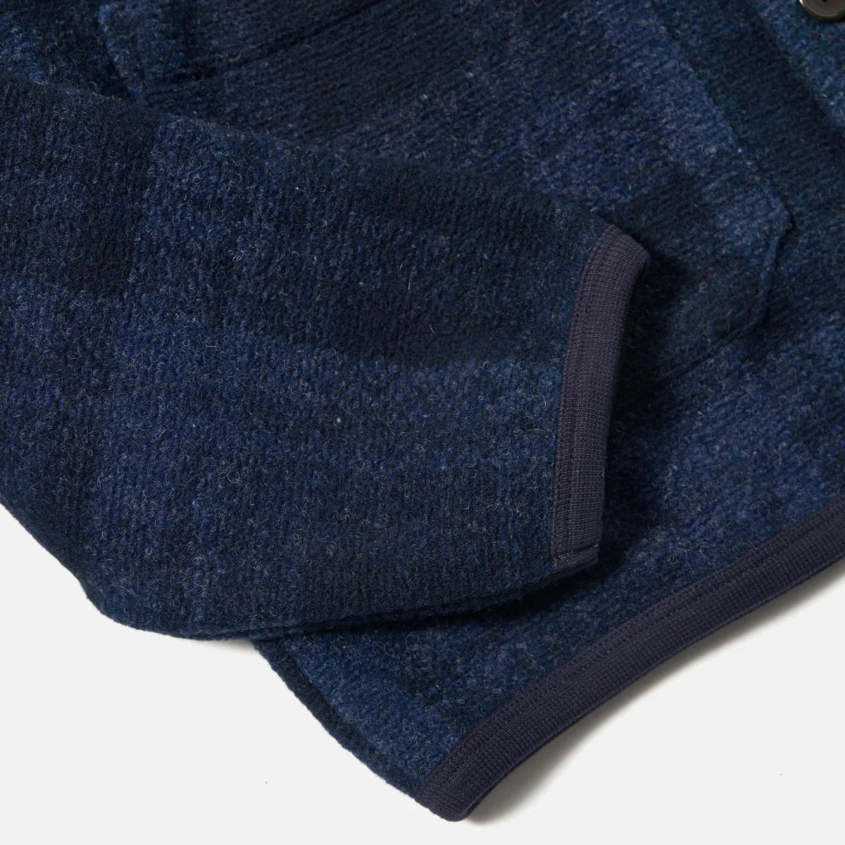 Universal Works Moh Check Fleece Cardigan