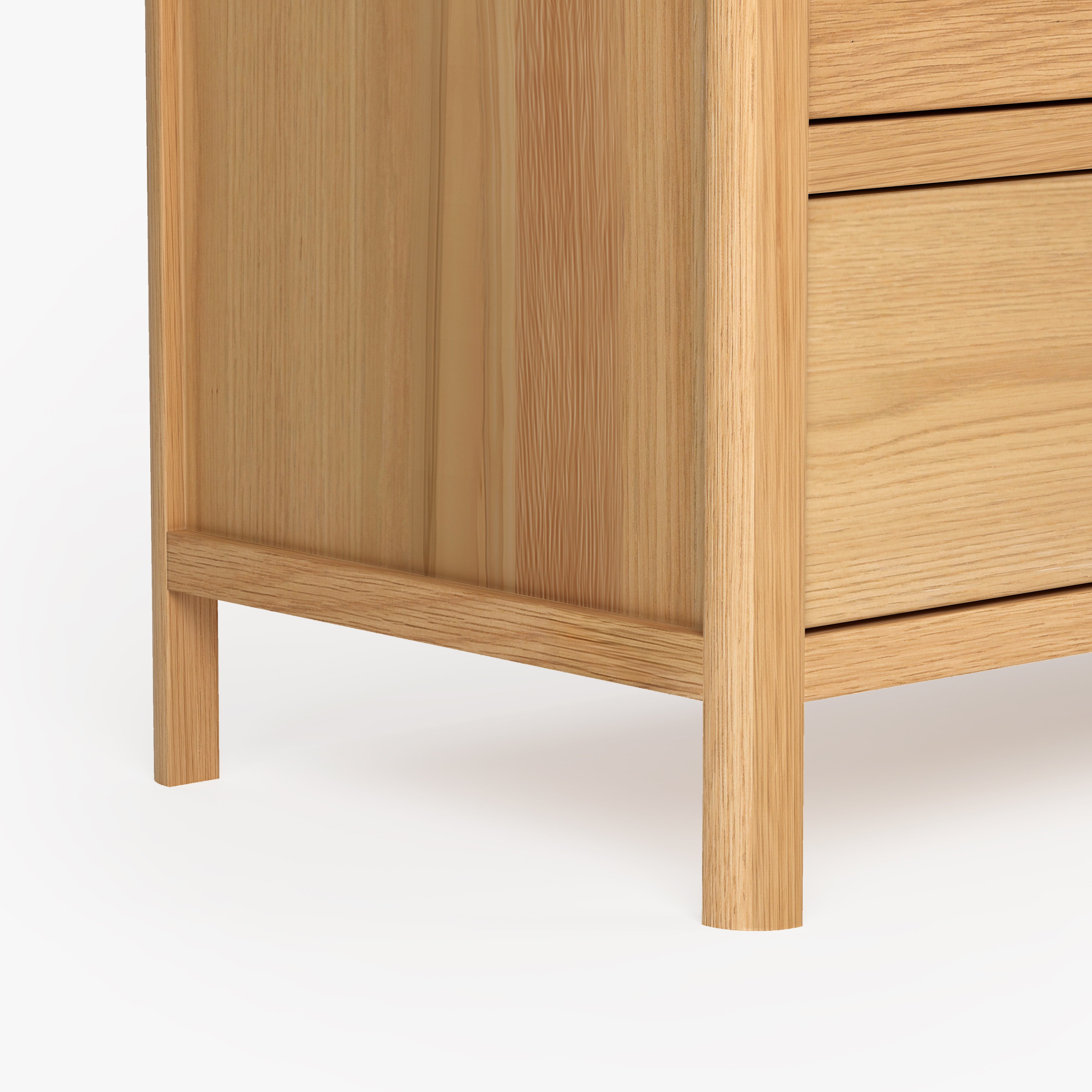 Cali 6-Drawer Oak Dresser