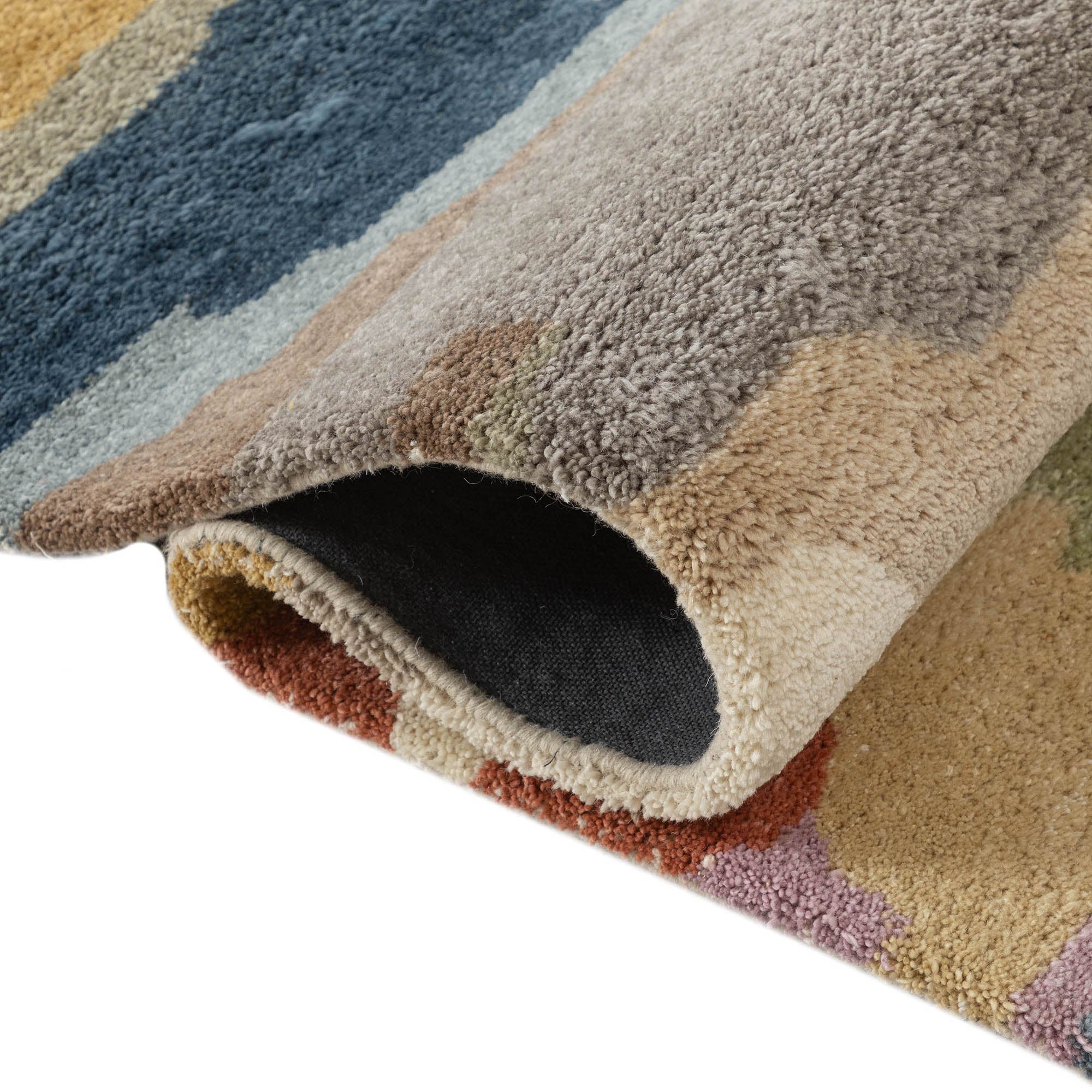 Hand Tufted Landscape Shag Rug