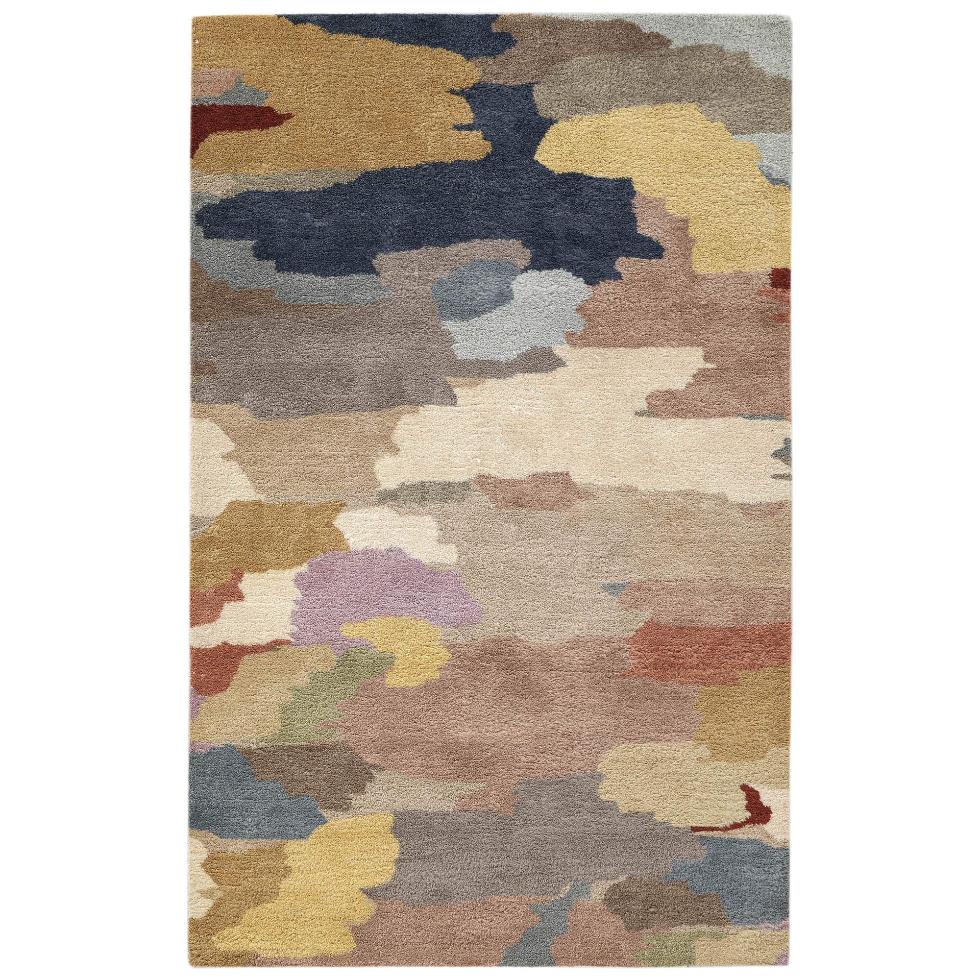 Hand Tufted Landscape Shag Rug