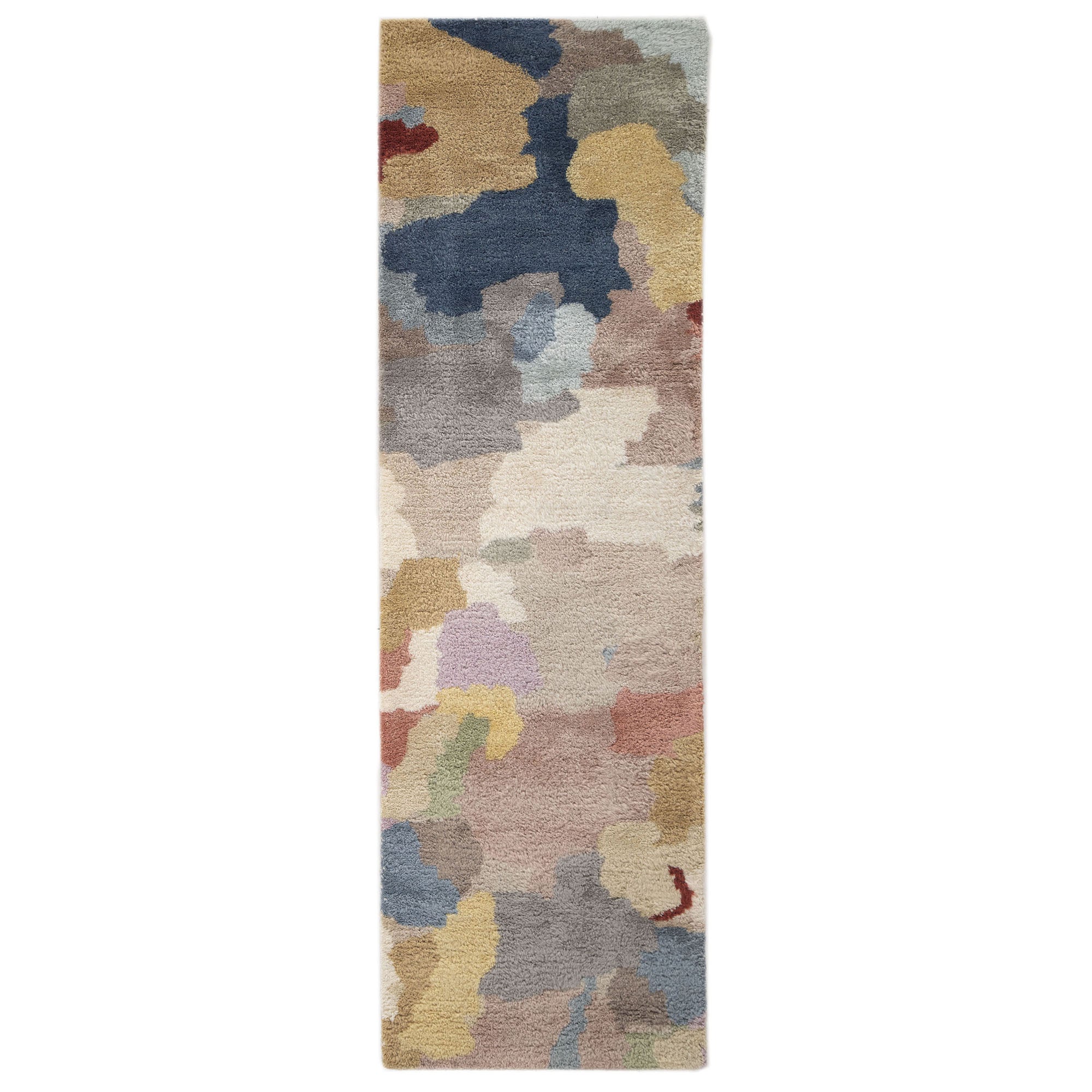 Hand Tufted Landscape Shag Rug