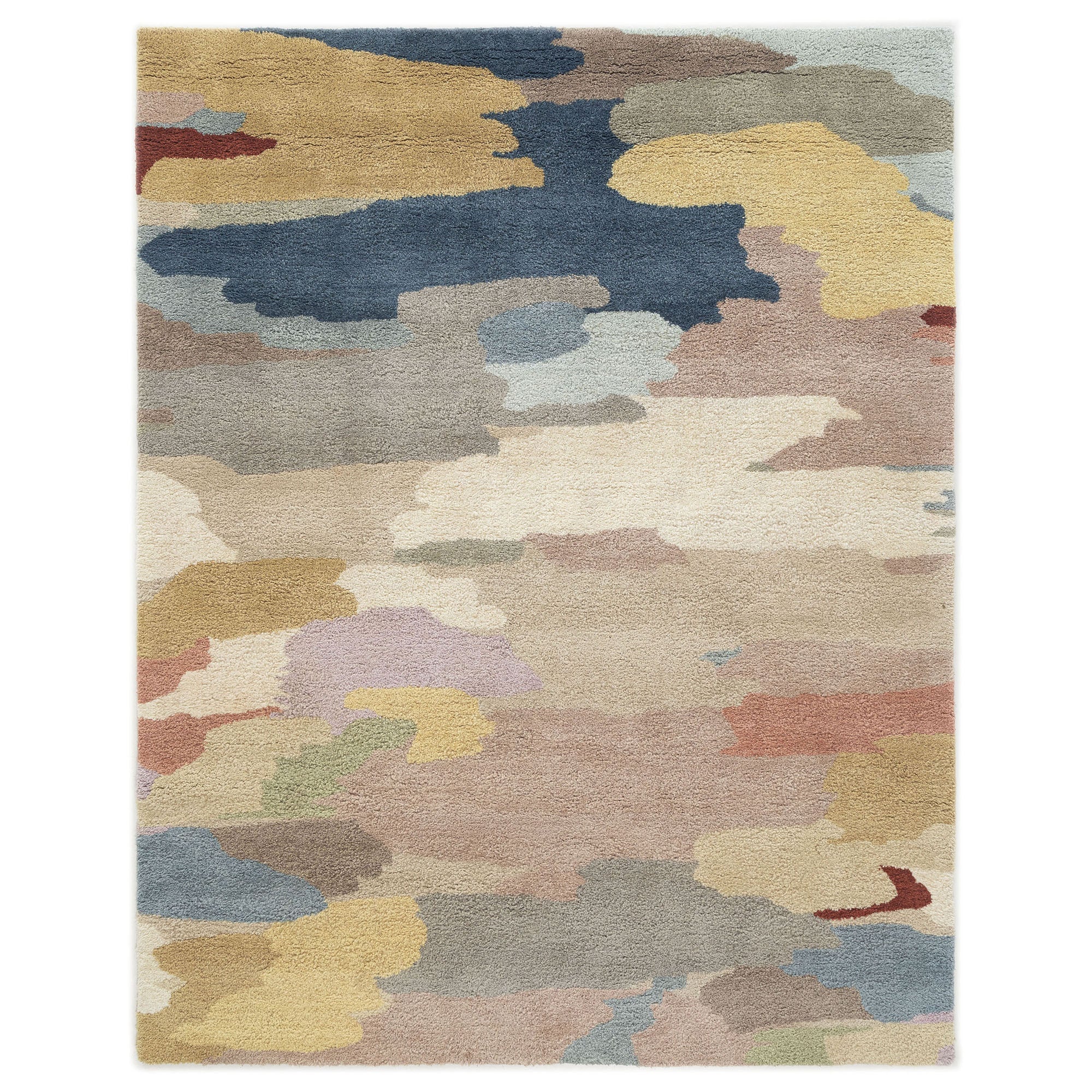 Hand Tufted Landscape Shag Rug