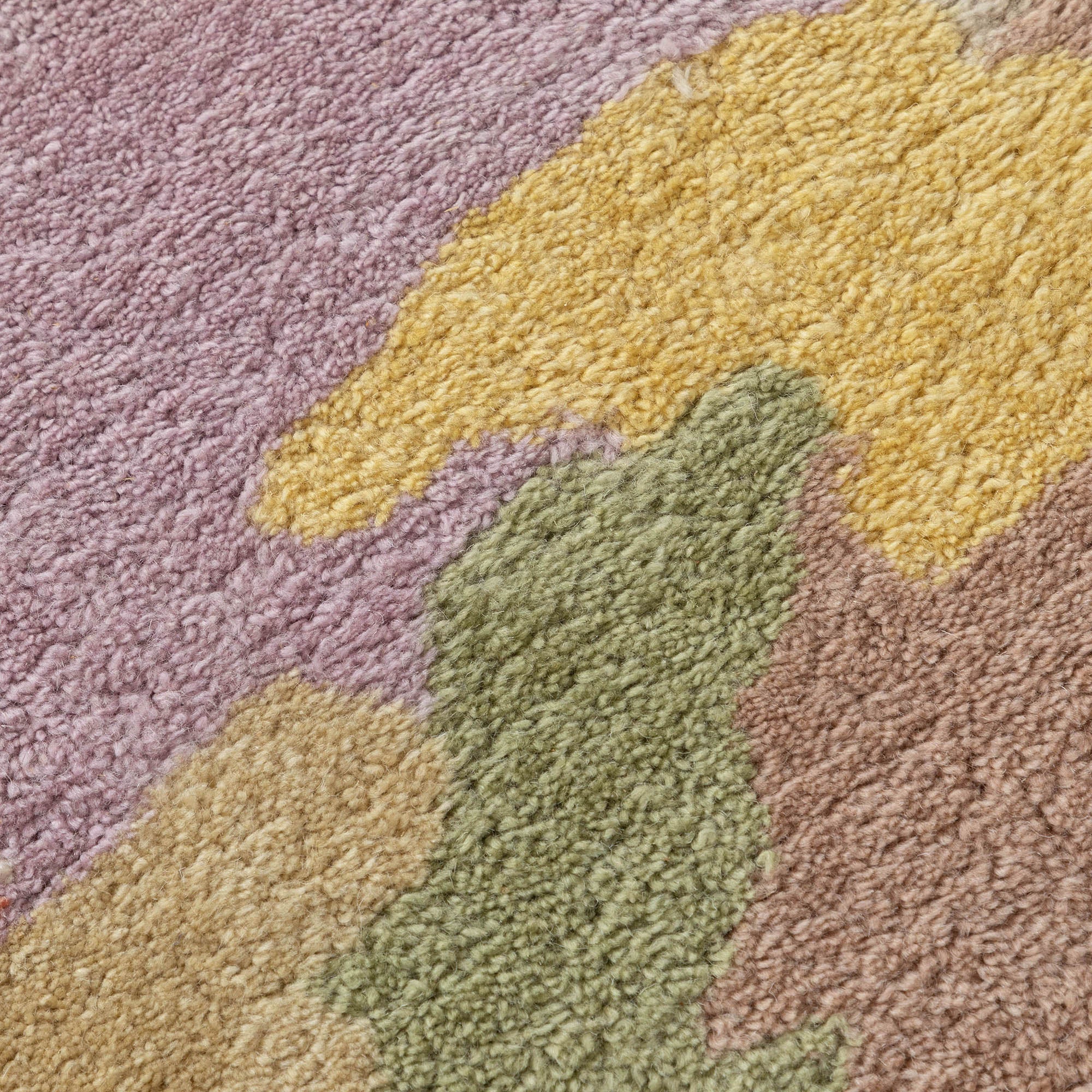 Hand Tufted Landscape Shag Rug