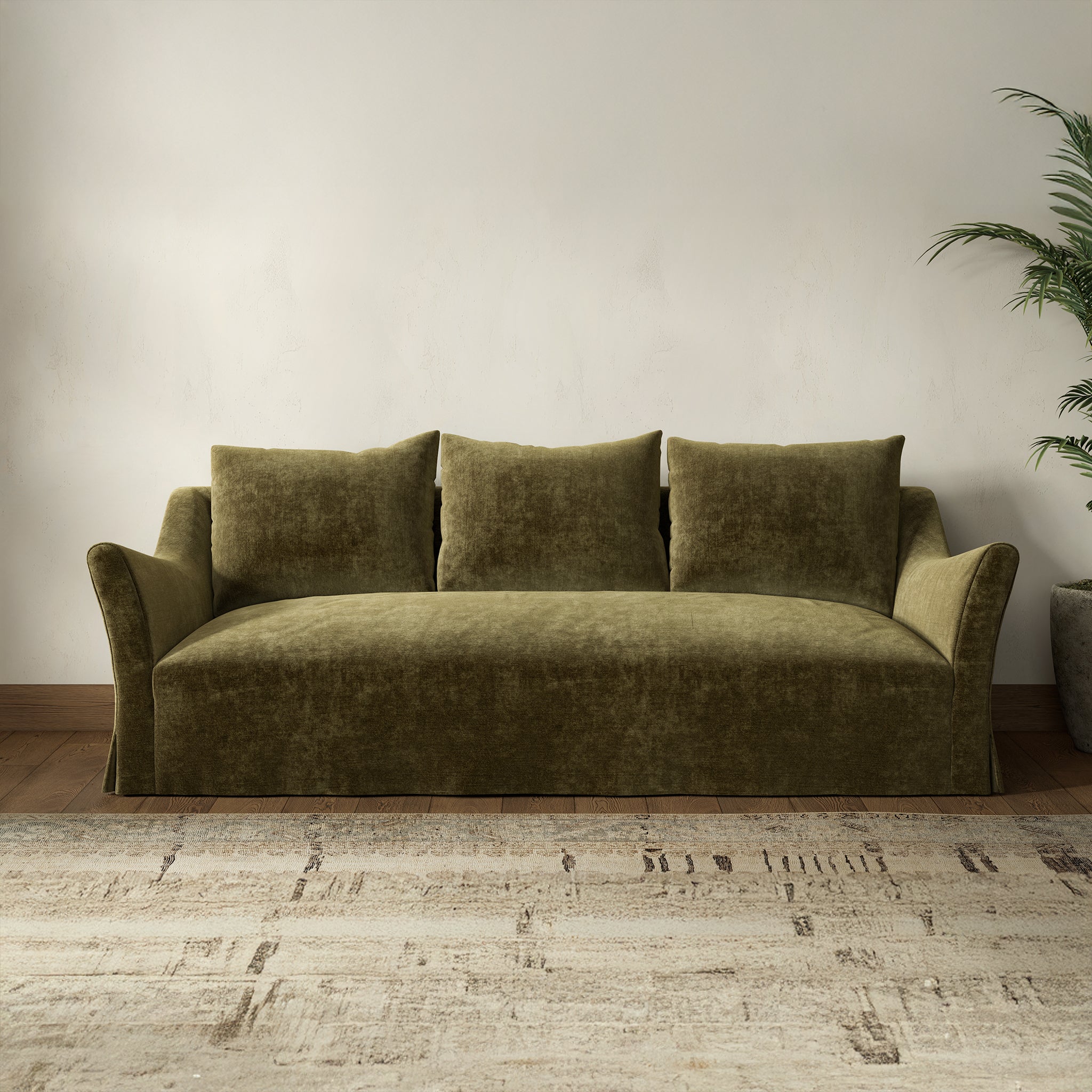 Seabrook 99" Slip Cover Sofa