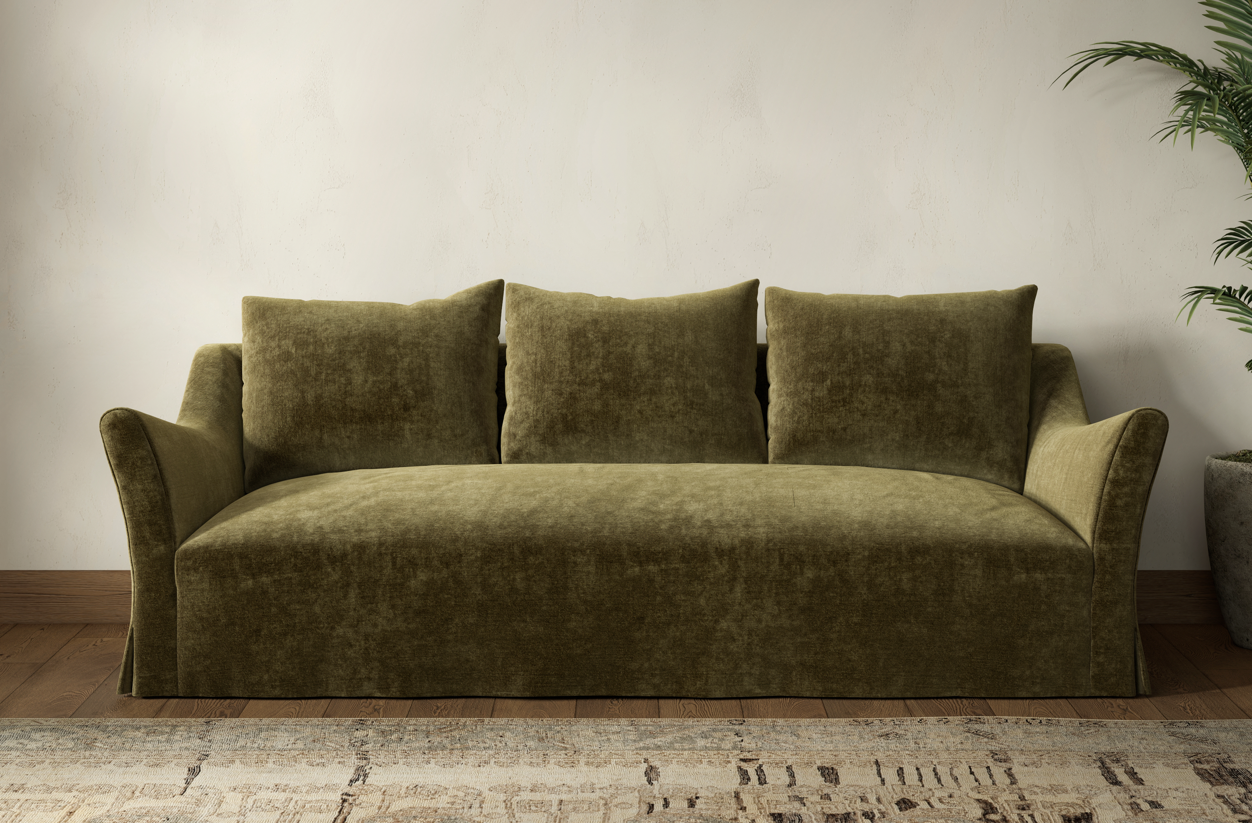Seabrook 99" Slip Cover Sofa