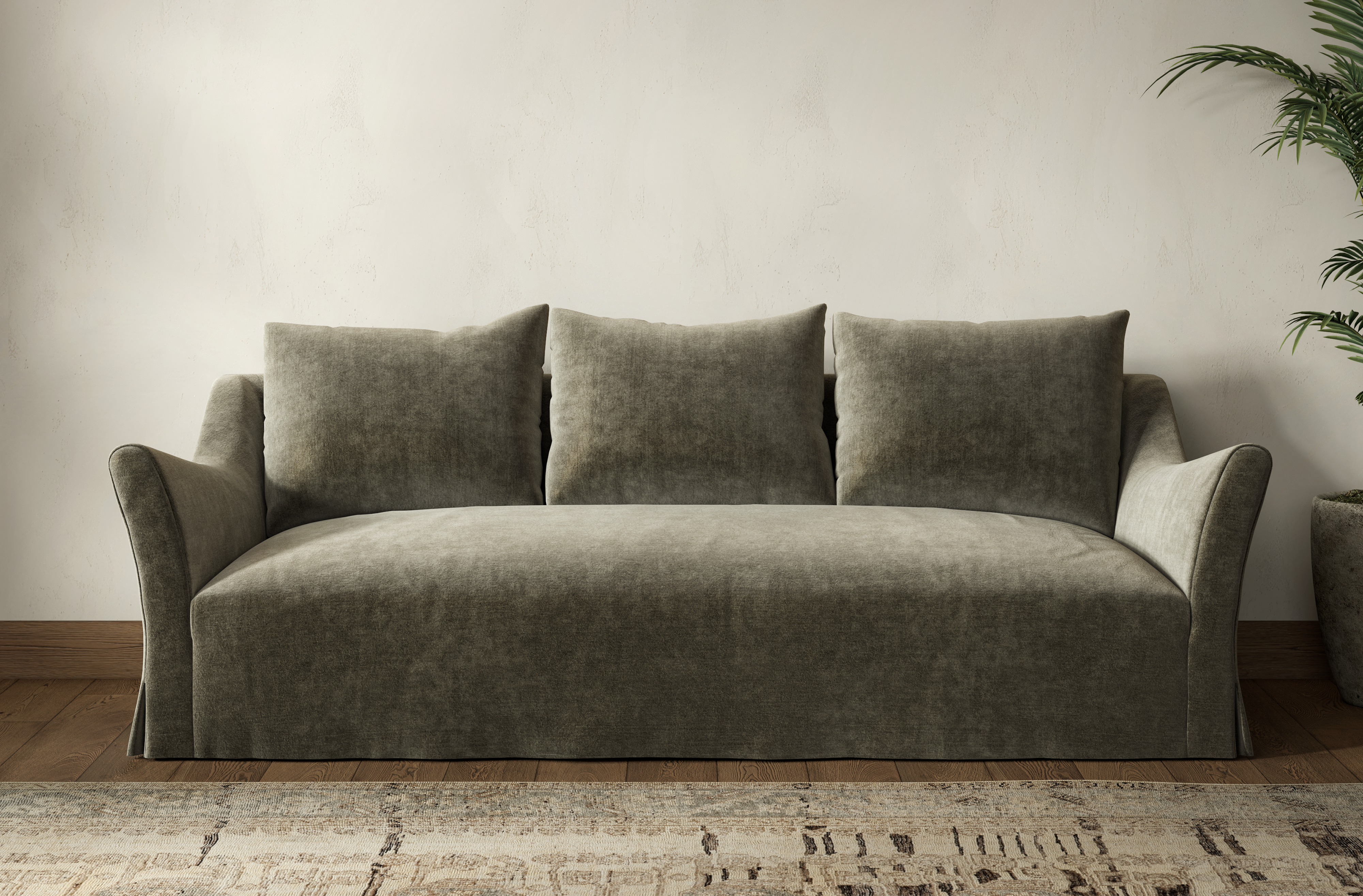 Seabrook 99" Slip Cover Sofa