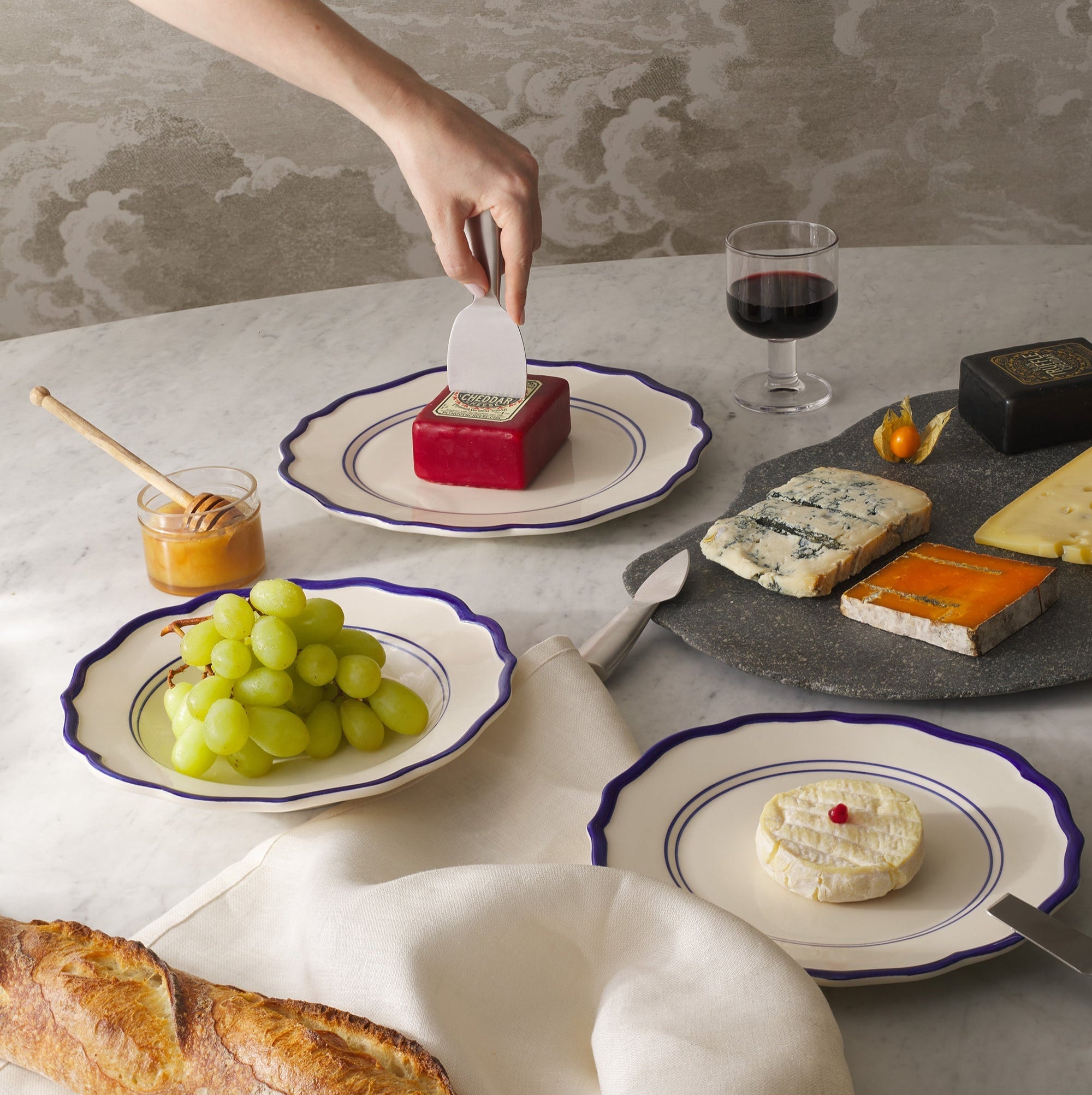 Jane 12 Piece Dinnerware Set with Pasta Bowl
