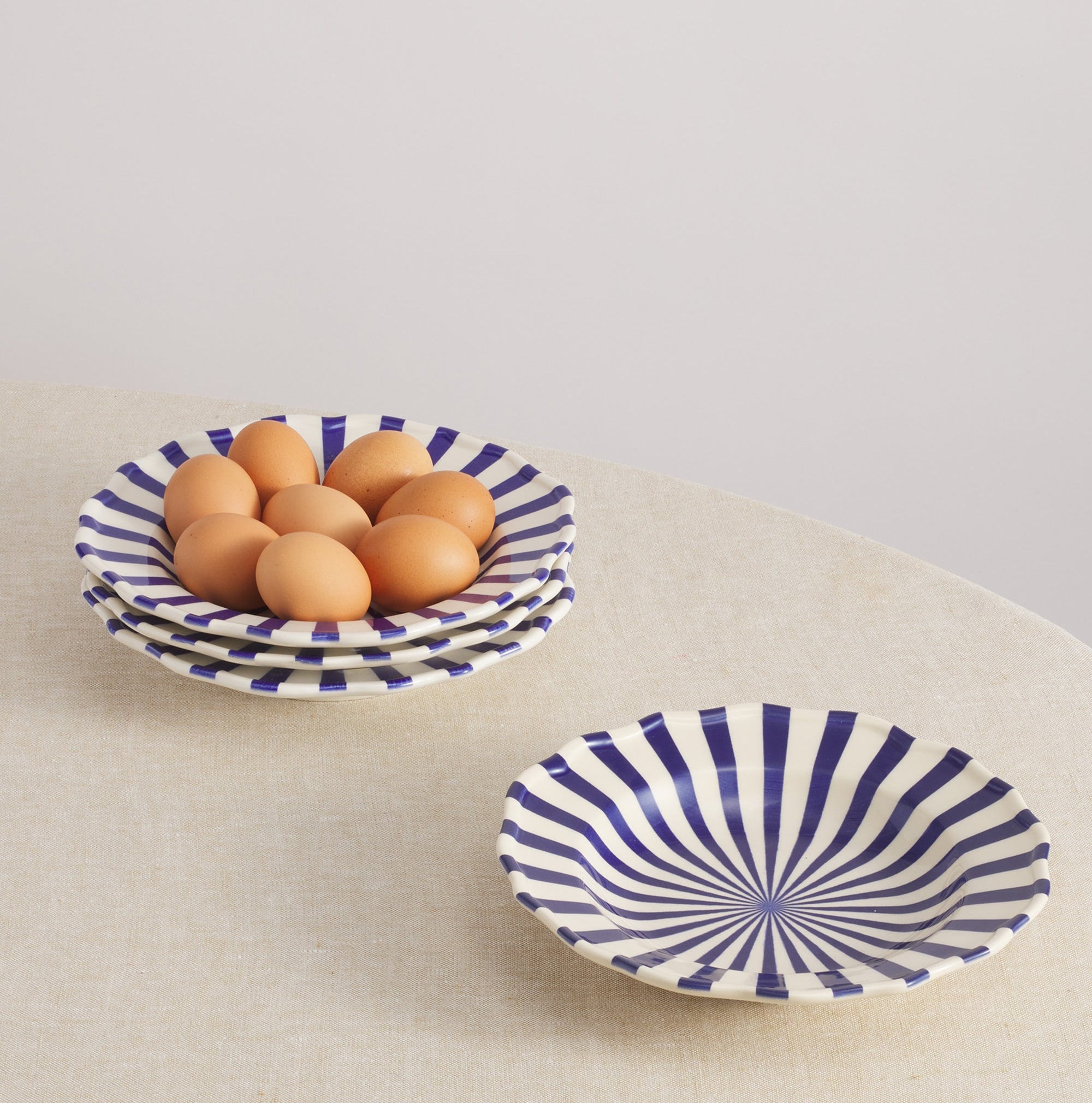 Mafalda 12 Piece Dinnerware Set with Pasta Bowl - Special Edition