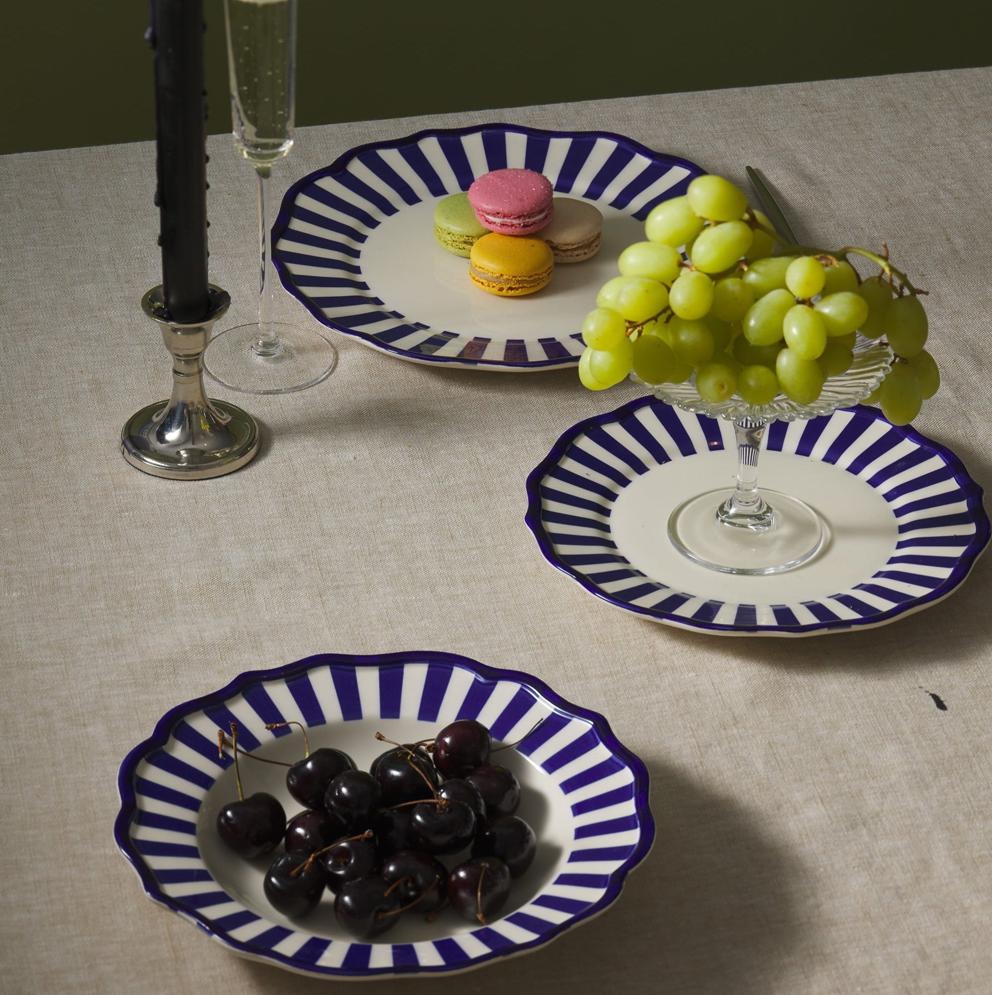 Riviera 12 Piece Dinnerware Set with Pasta Bowl