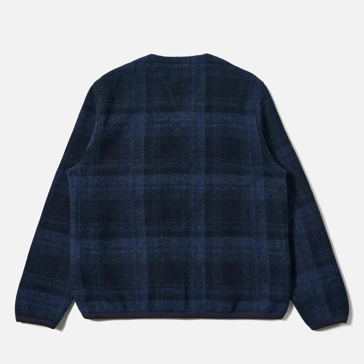 Universal Works Moh Check Fleece Cardigan