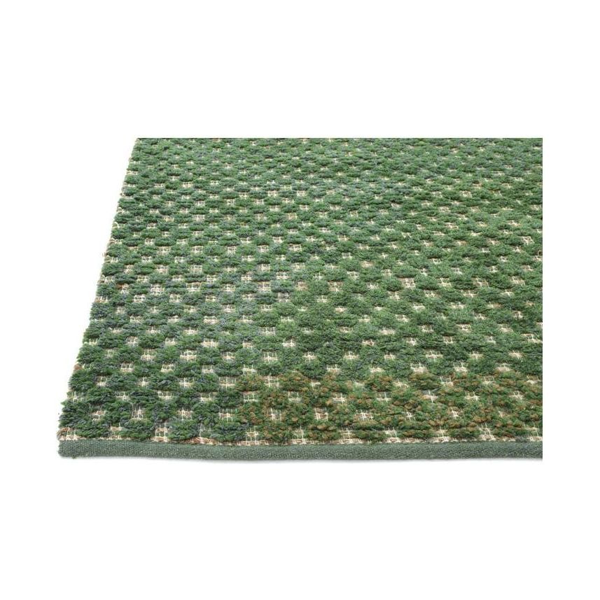 Hand Knotted Woodland Moss Rug