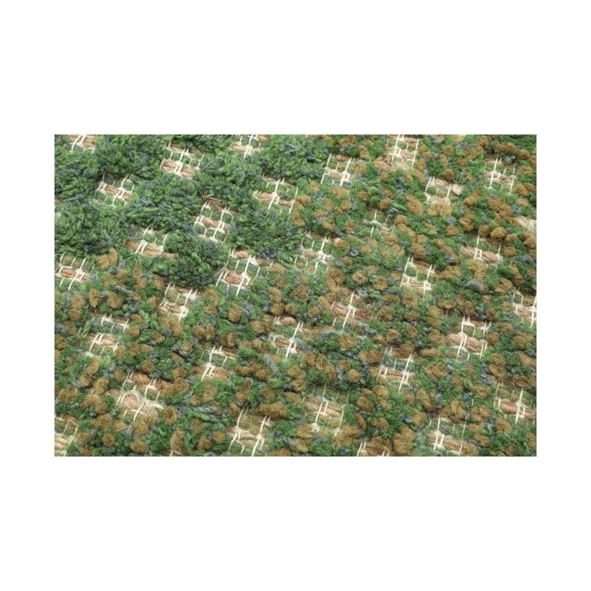 Hand Knotted Woodland Moss Rug