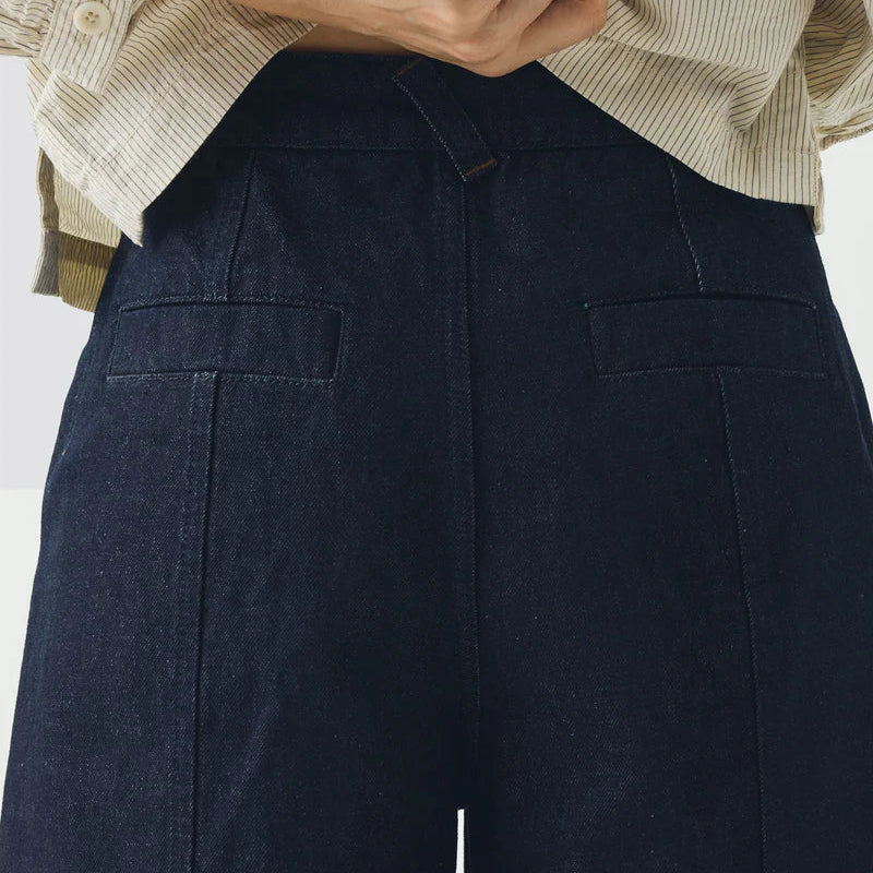 Toast Sculpted Indigo Denim Pants