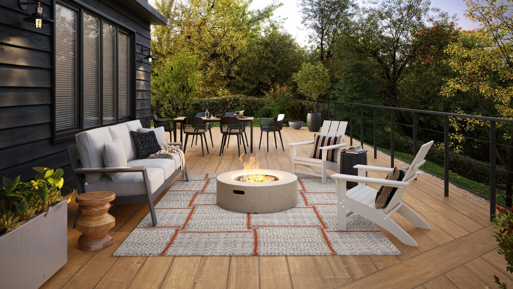 Flatweave Camp Chair Rug
