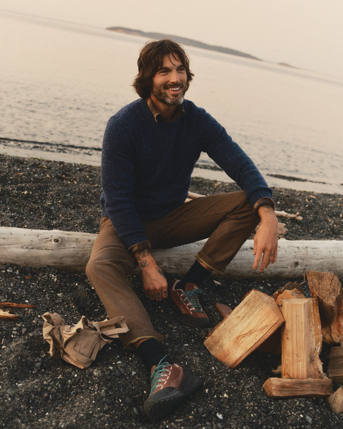 Seafarer Crew Neck Sweater - Men's