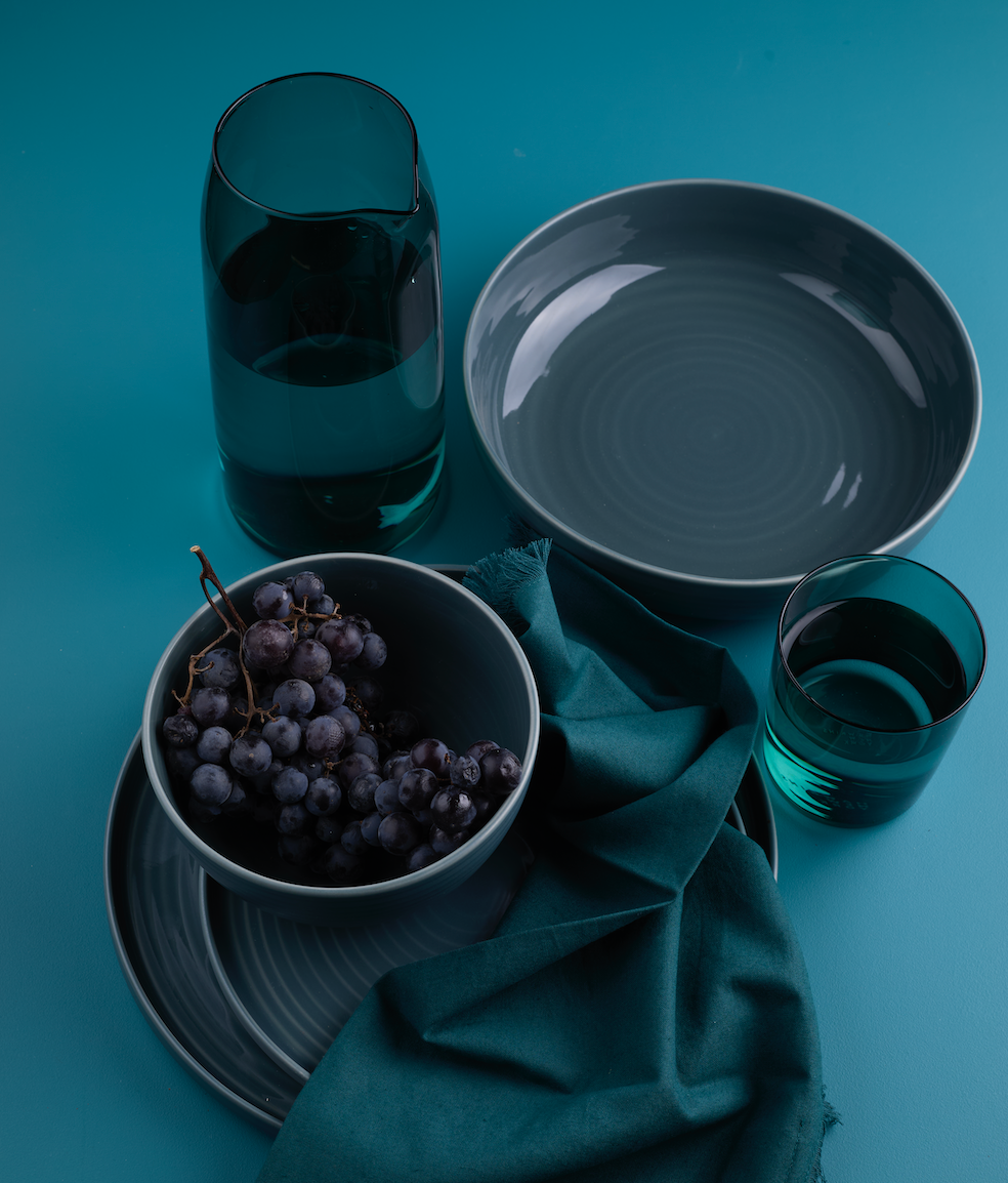 ESSENTIAL SERVING BOWL - PEACOCK