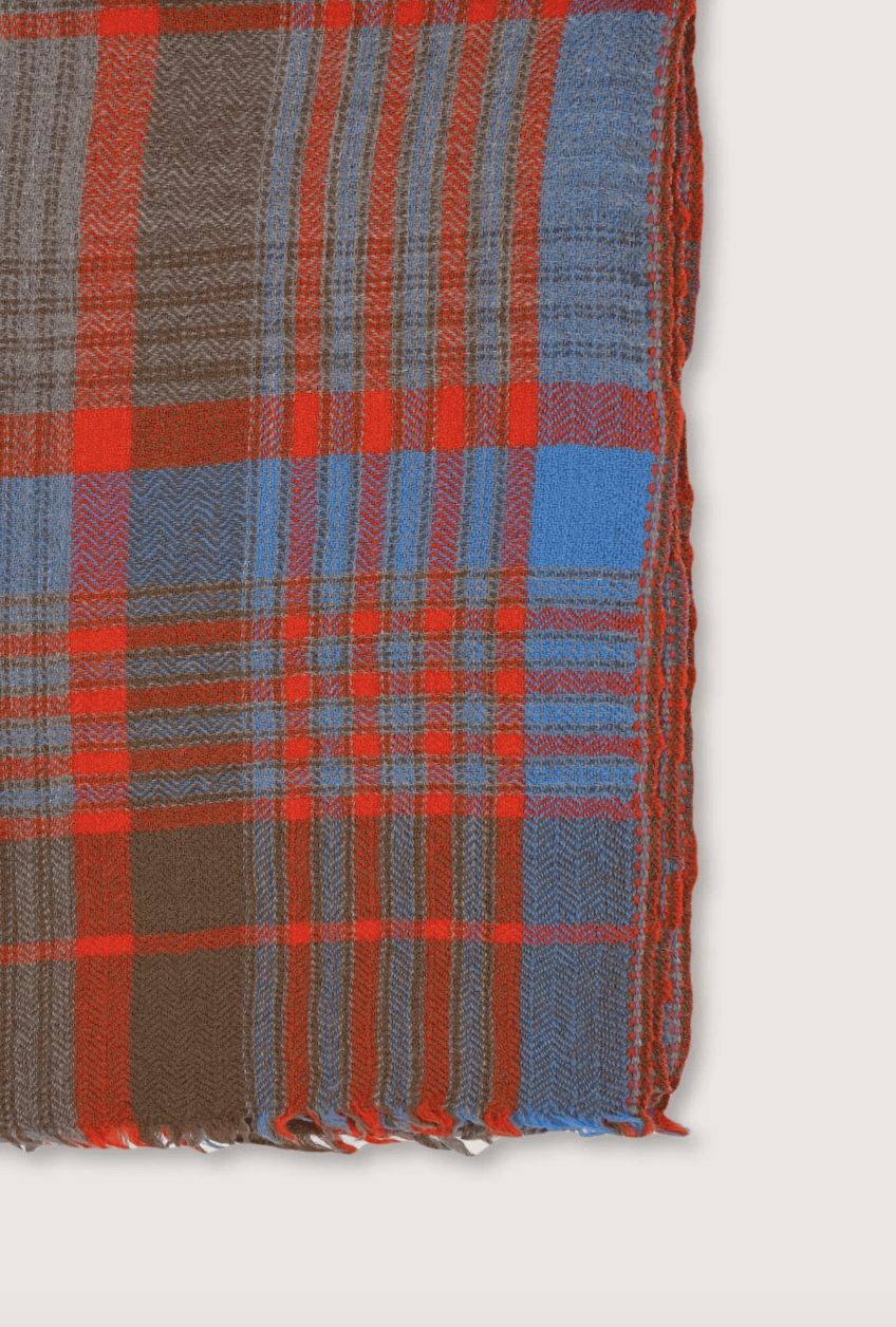 N°81 Plaid Wool Throw