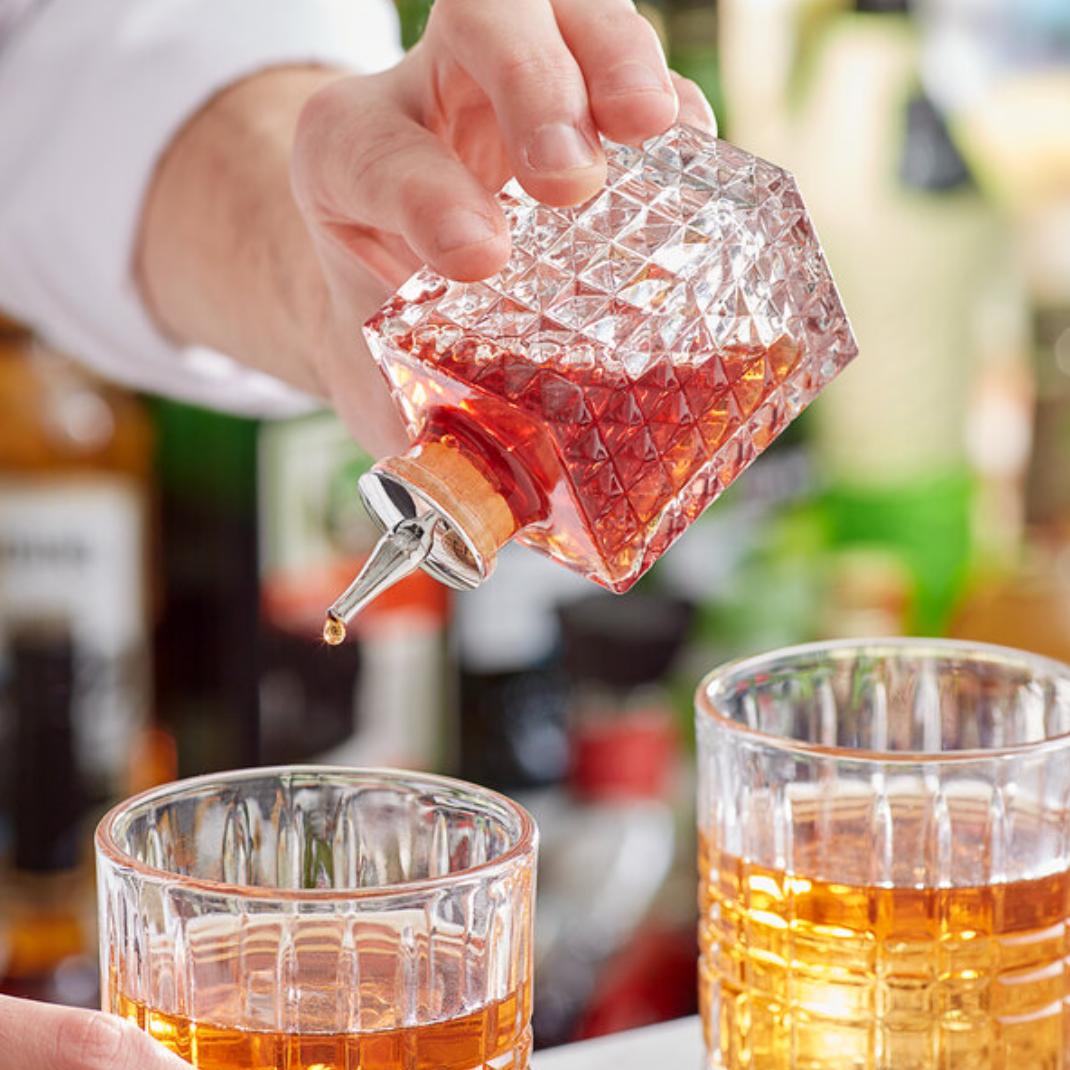 Barfly Bitters Bottle - Cut Crystal - 90 Ml