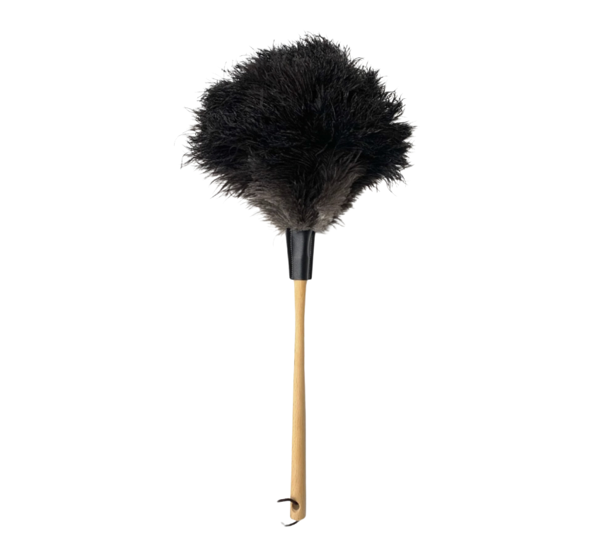Black Feather Duster