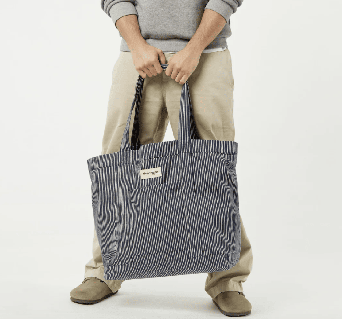 Striped Amelot Beach Tote