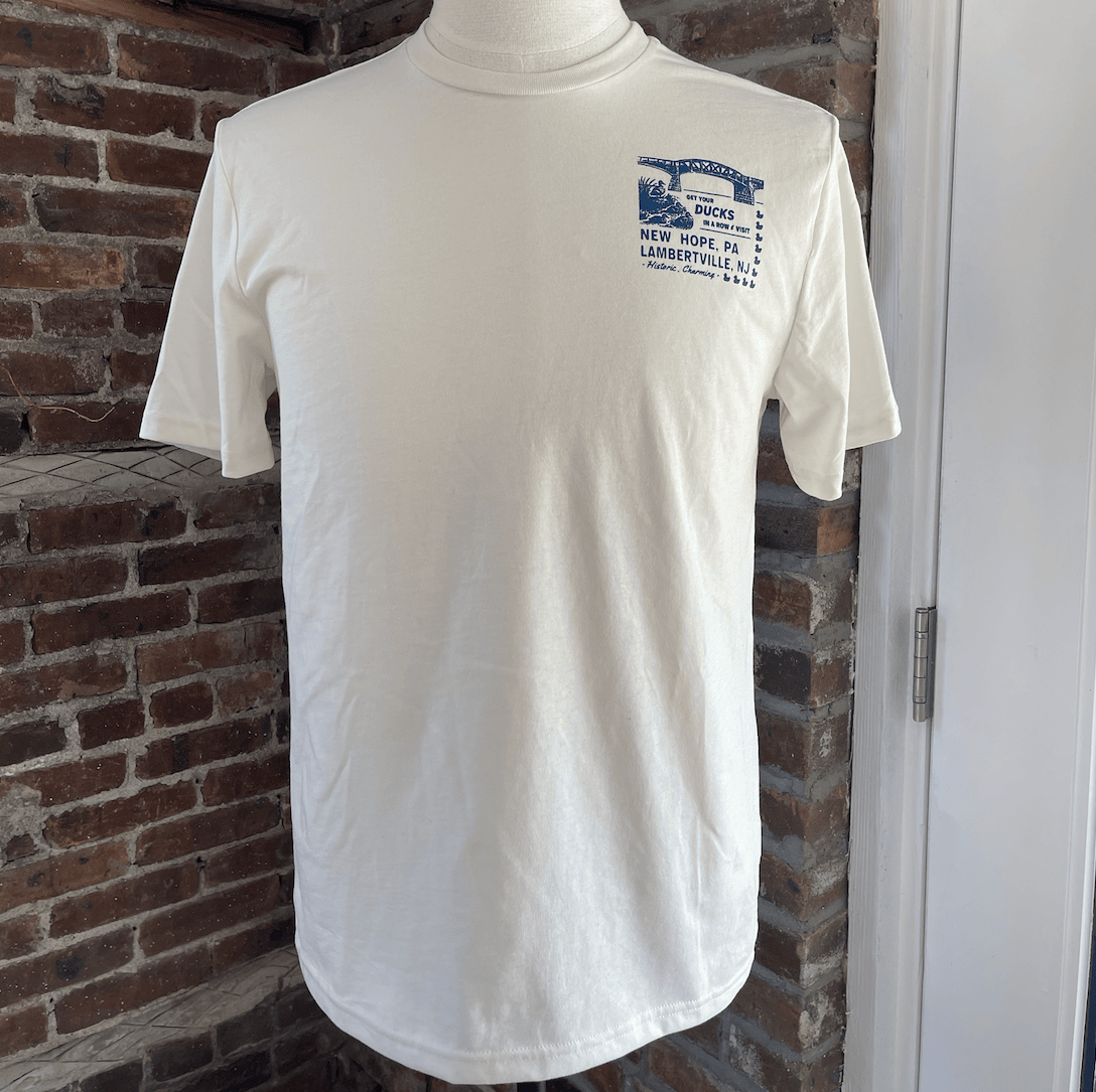 Two Towns Nostalgic Tee - White (Universal Fit)