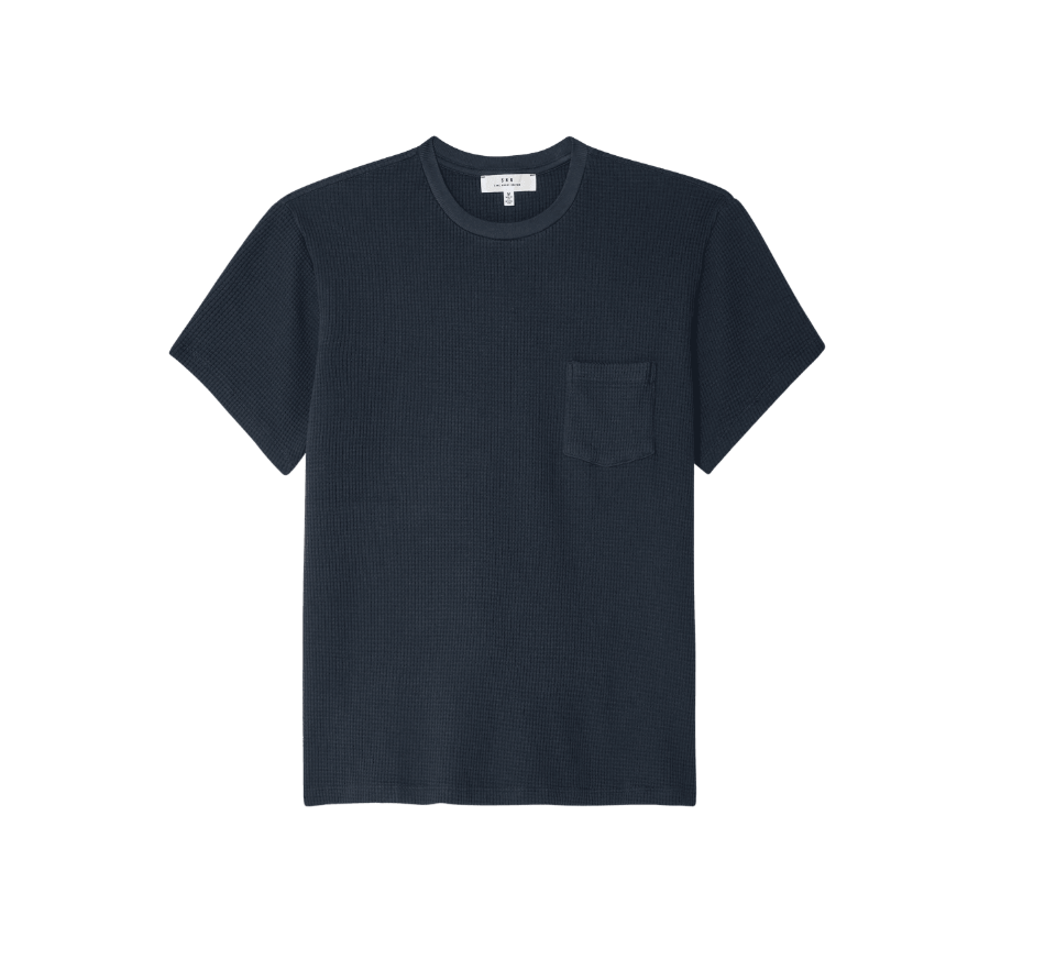 Short Sleeve Waffle Pocket Tee