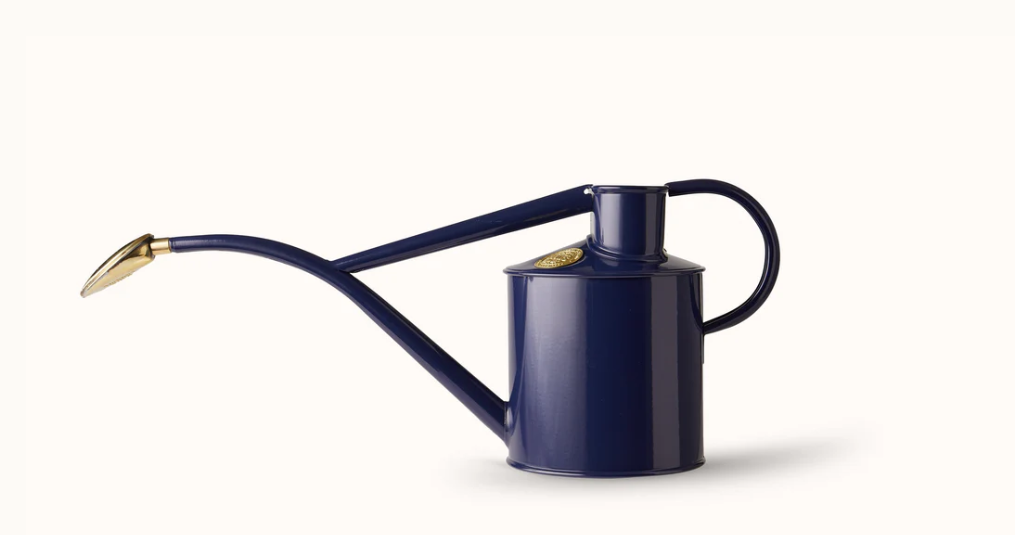 The Rowley Ripple-Two Pint Watering Can in British Navy Blue