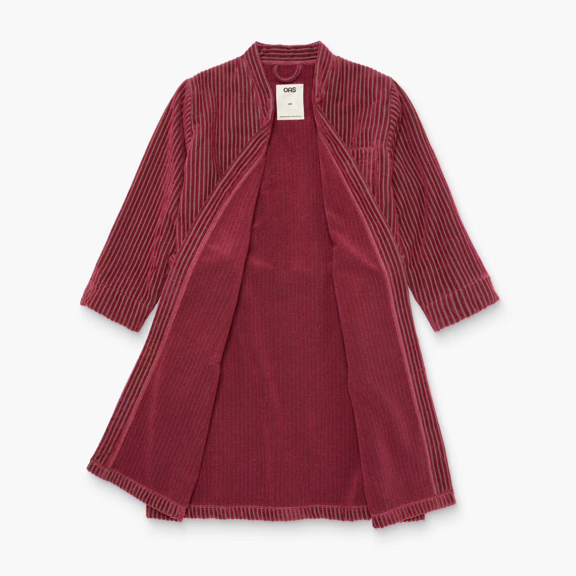 Stripe Velour Robe