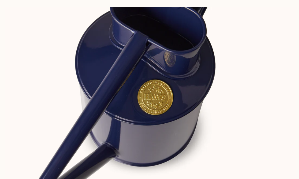 The Rowley Ripple-Two Pint Watering Can in British Navy Blue
