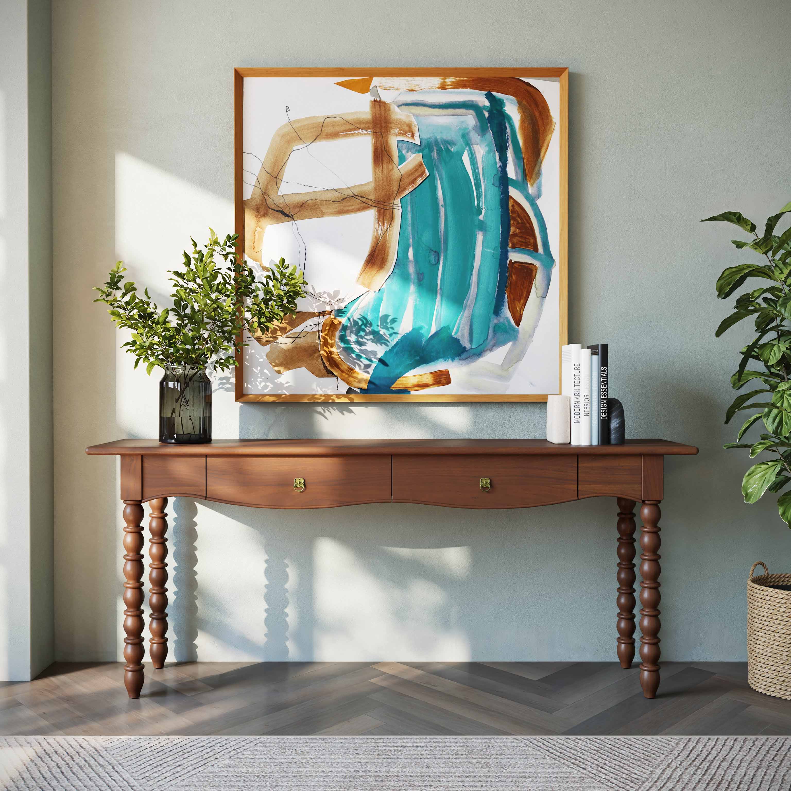 Spindle Console Table