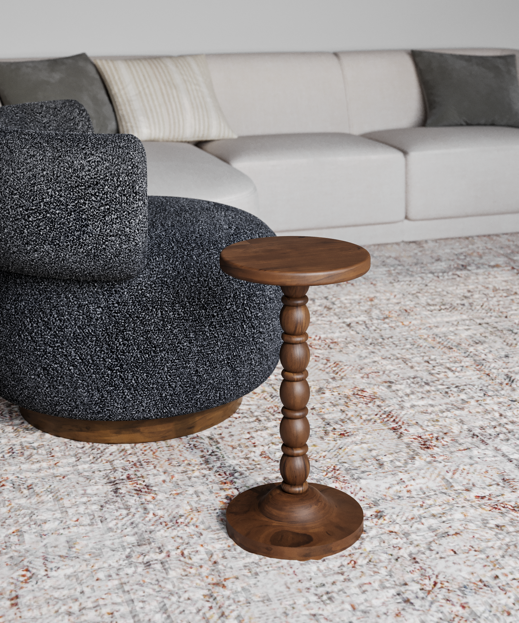Spindle Drink Table
