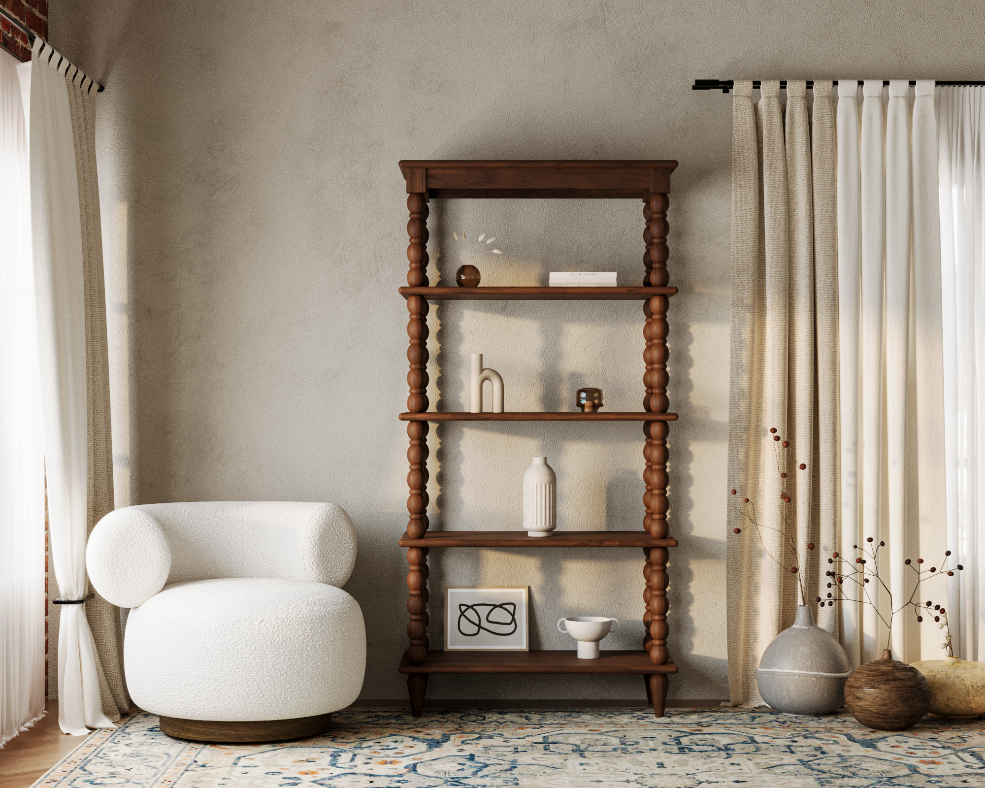 Spindle Tall Bookcase