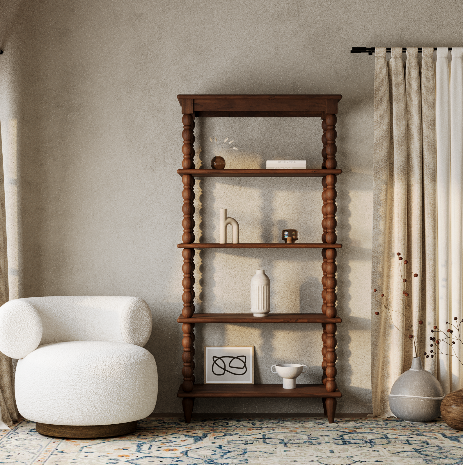 Spindle Tall Bookcase