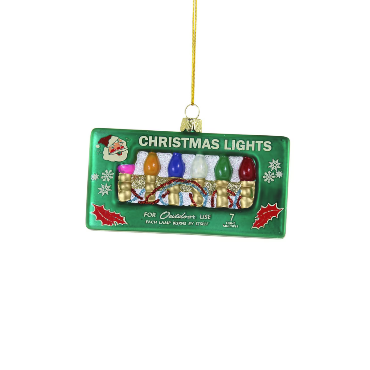 Vintage Christmas Lights Ornament
