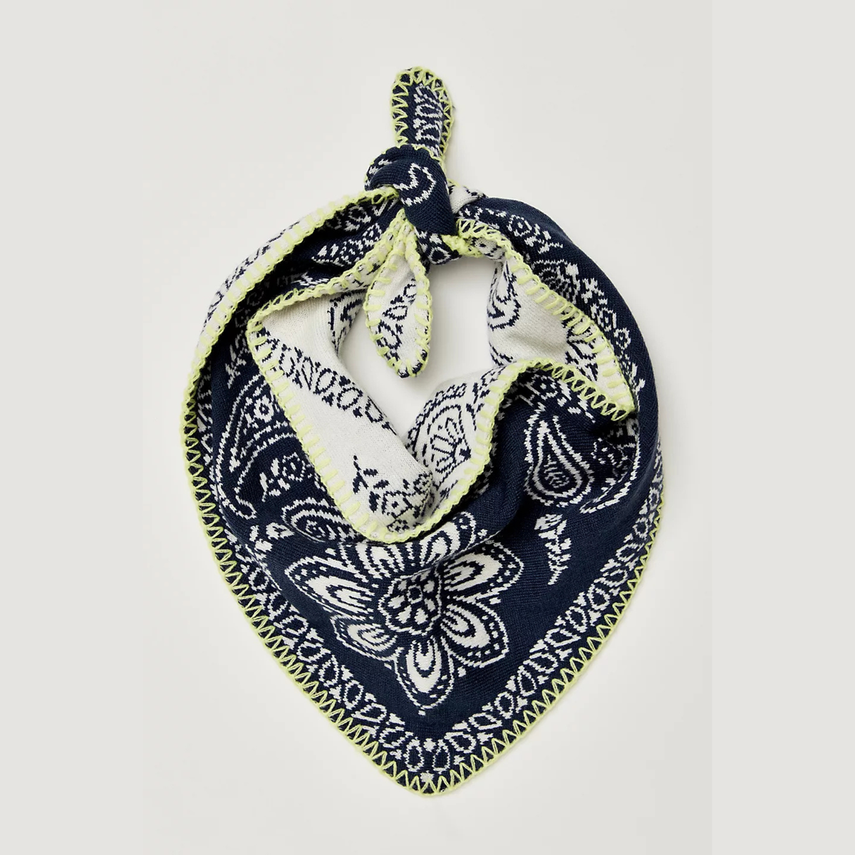 Carmen Knitted Triangle Scarf