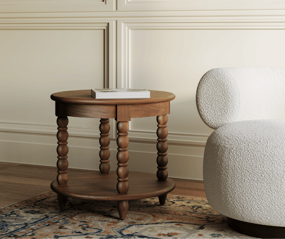 Spindle End Table