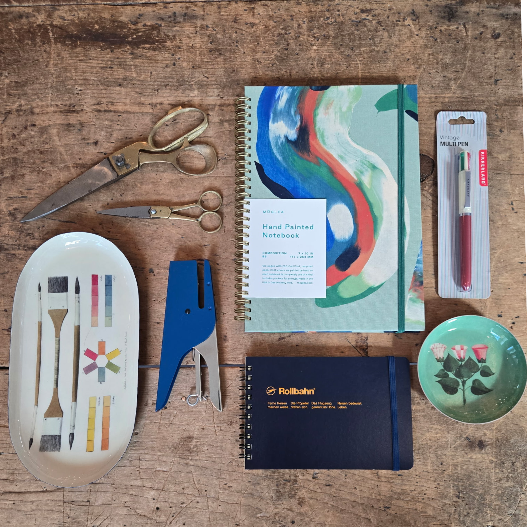 Oval Enamel Tray - The Art of Colouring