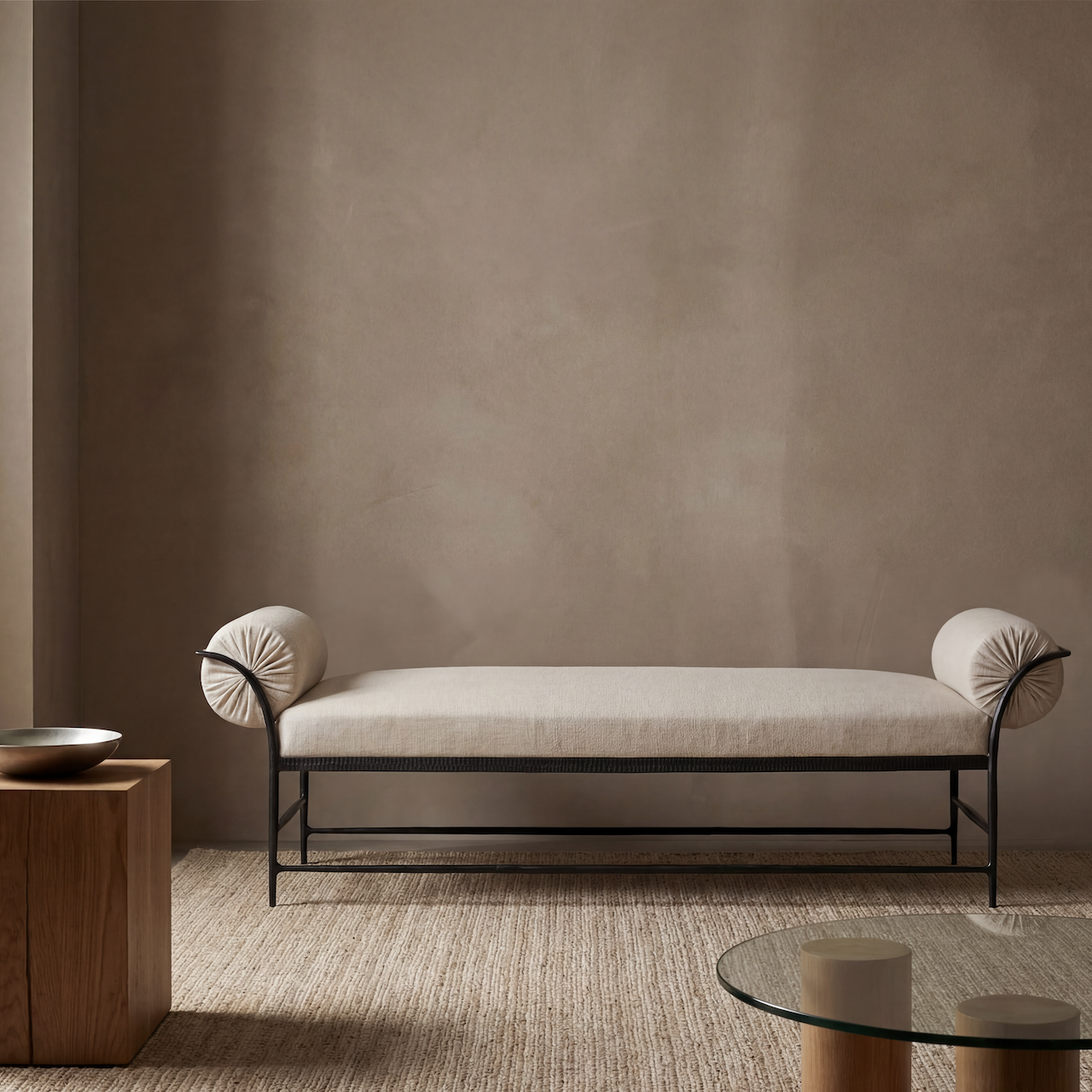Vale Hammered Bench