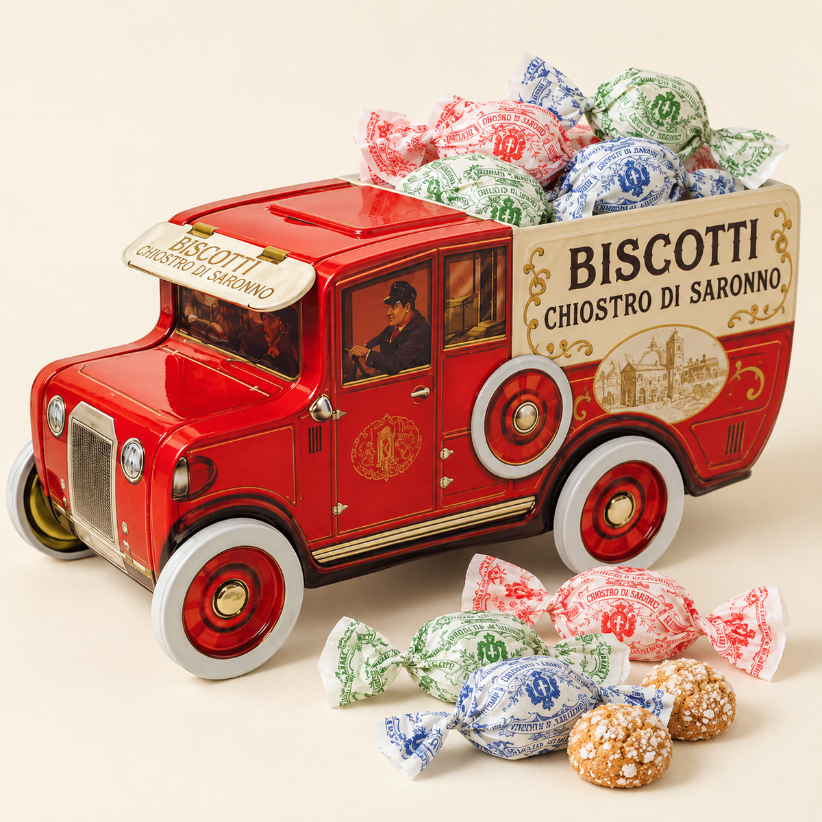 Classic Amaretti in Toy Truck