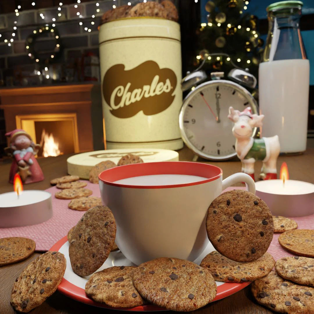 Charles Chips Choco-Chip Cookies Tin Case
